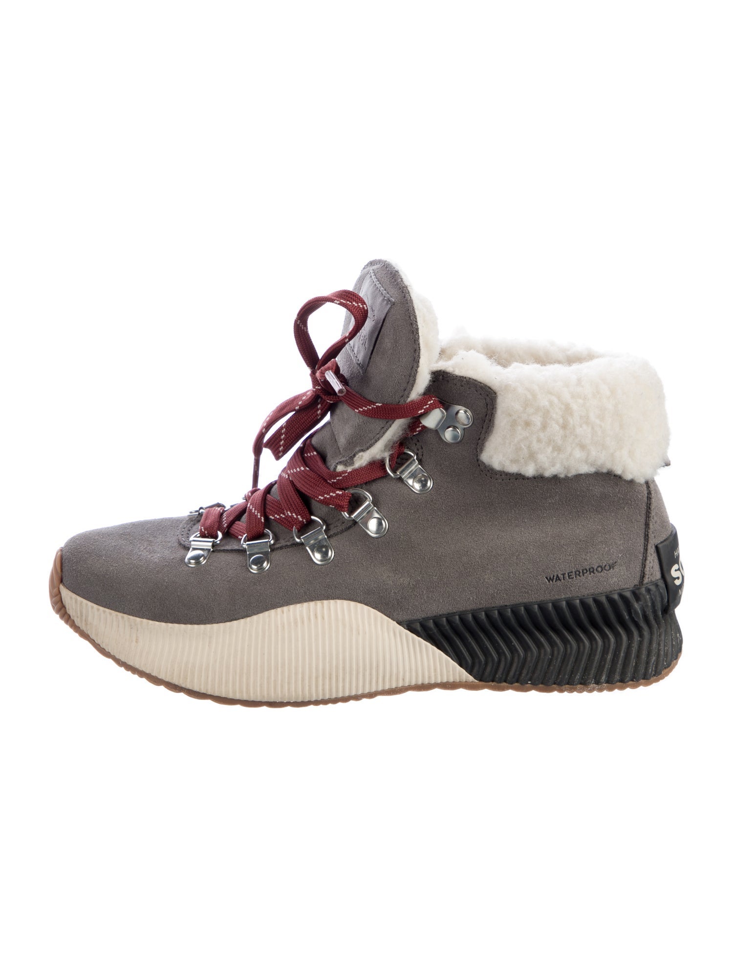 Sorel Suede Printed Lace-Up Boots