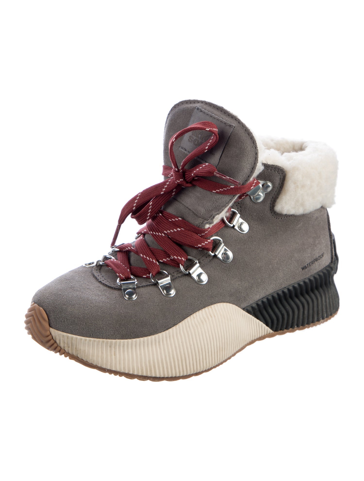 Sorel Suede Printed Lace-Up Boots