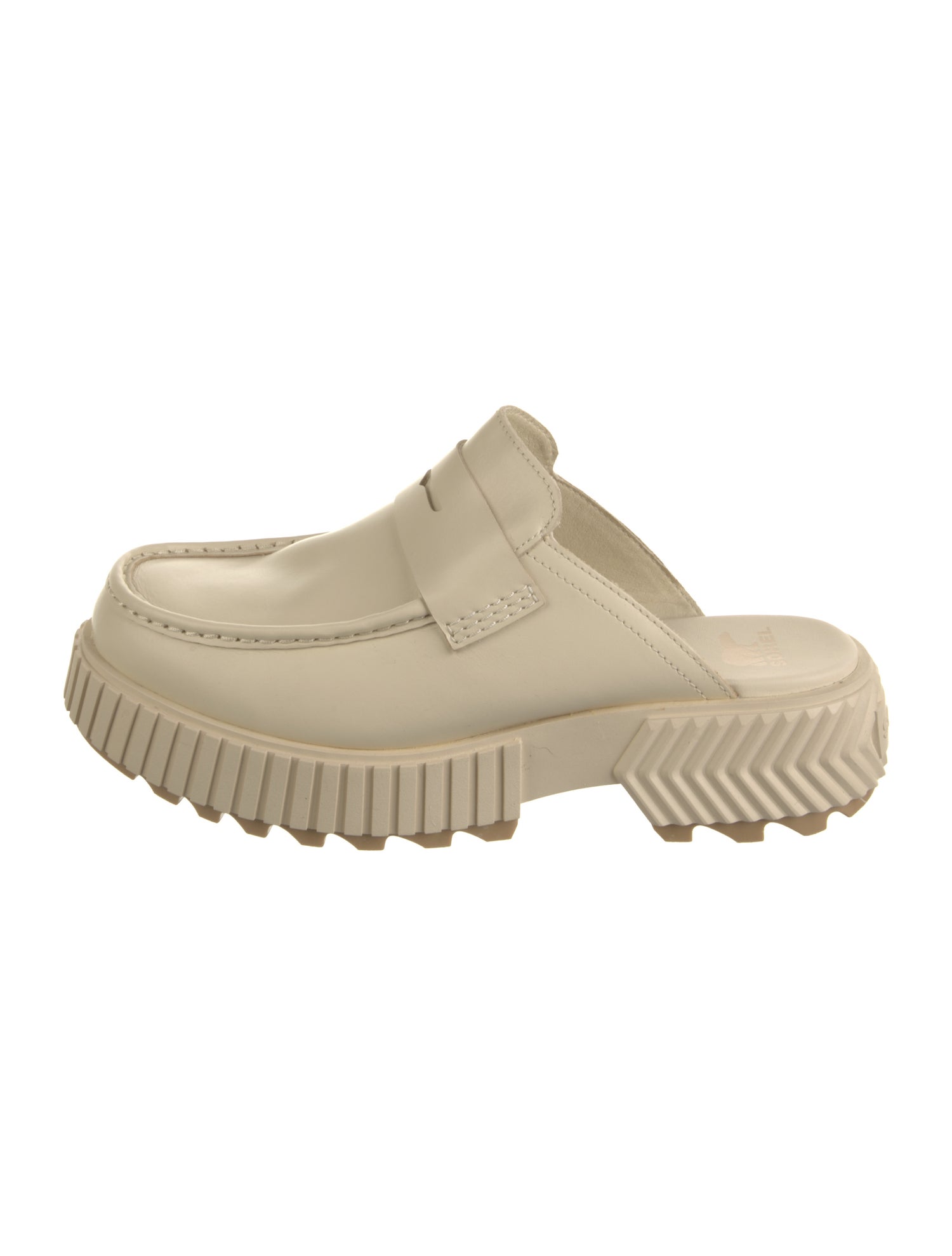 Sorel Embossed Leather Mules w/ Tags