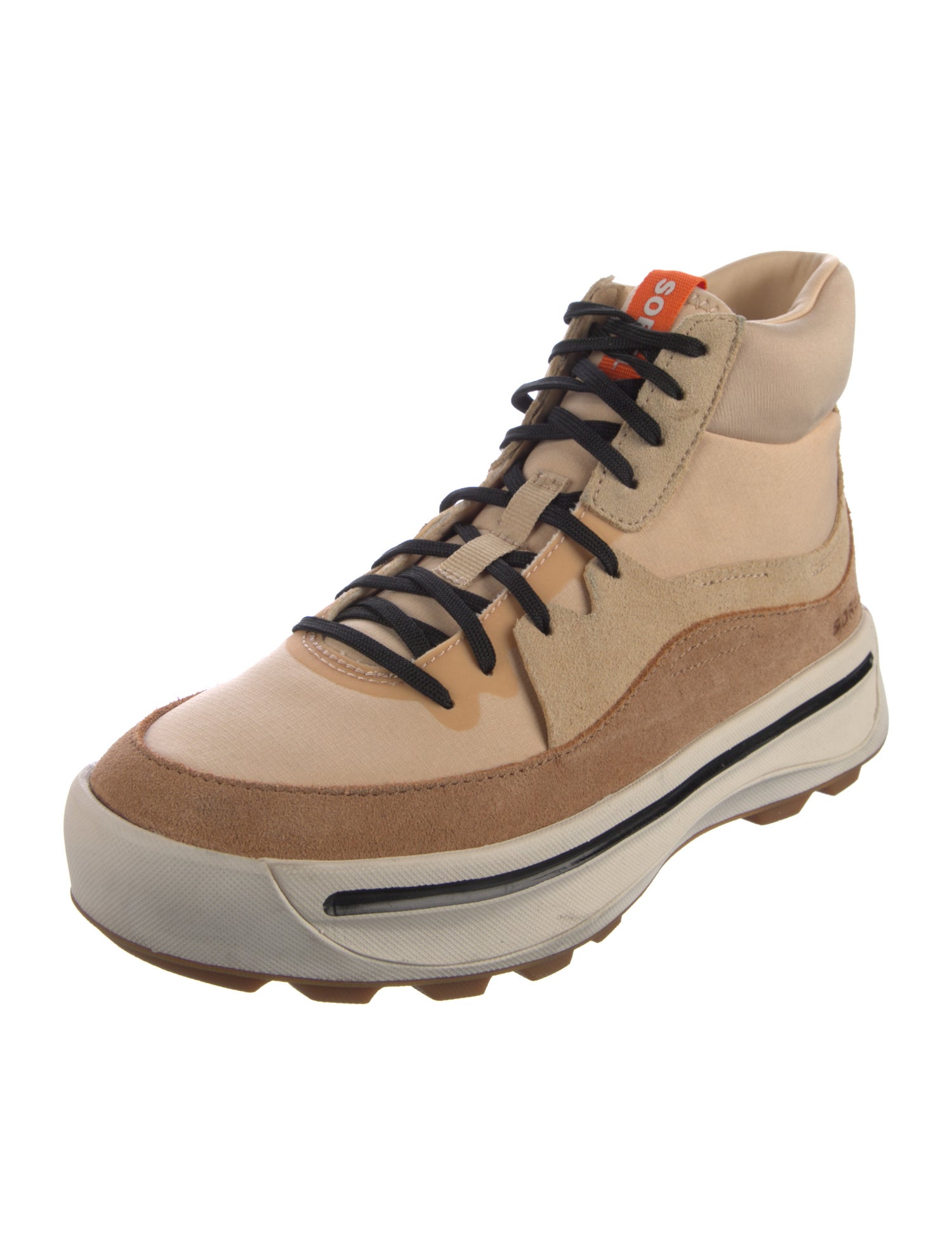 Sorel Suede Colorblock Pattern Sneakers