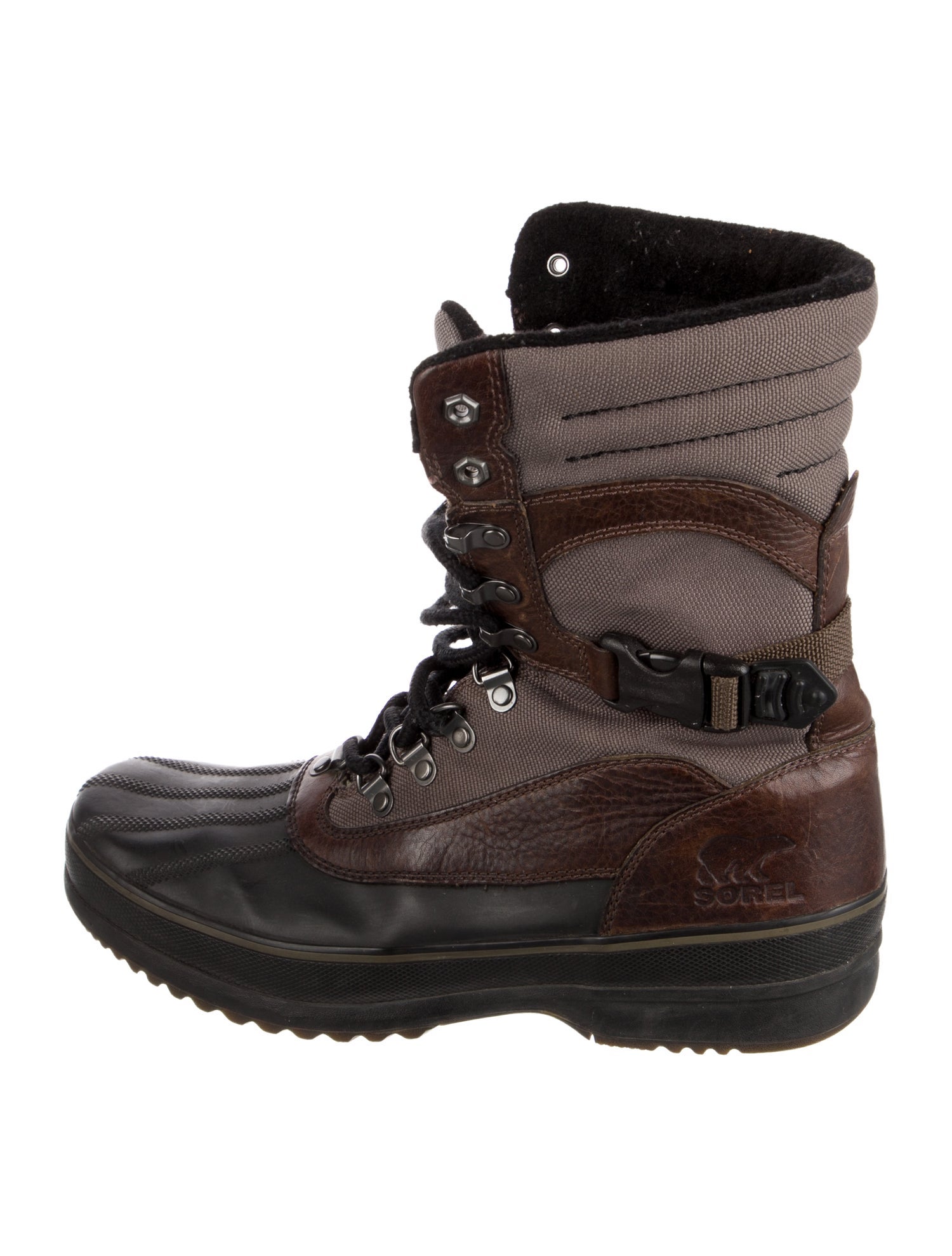 Sorel Leather Lace-Up Boots