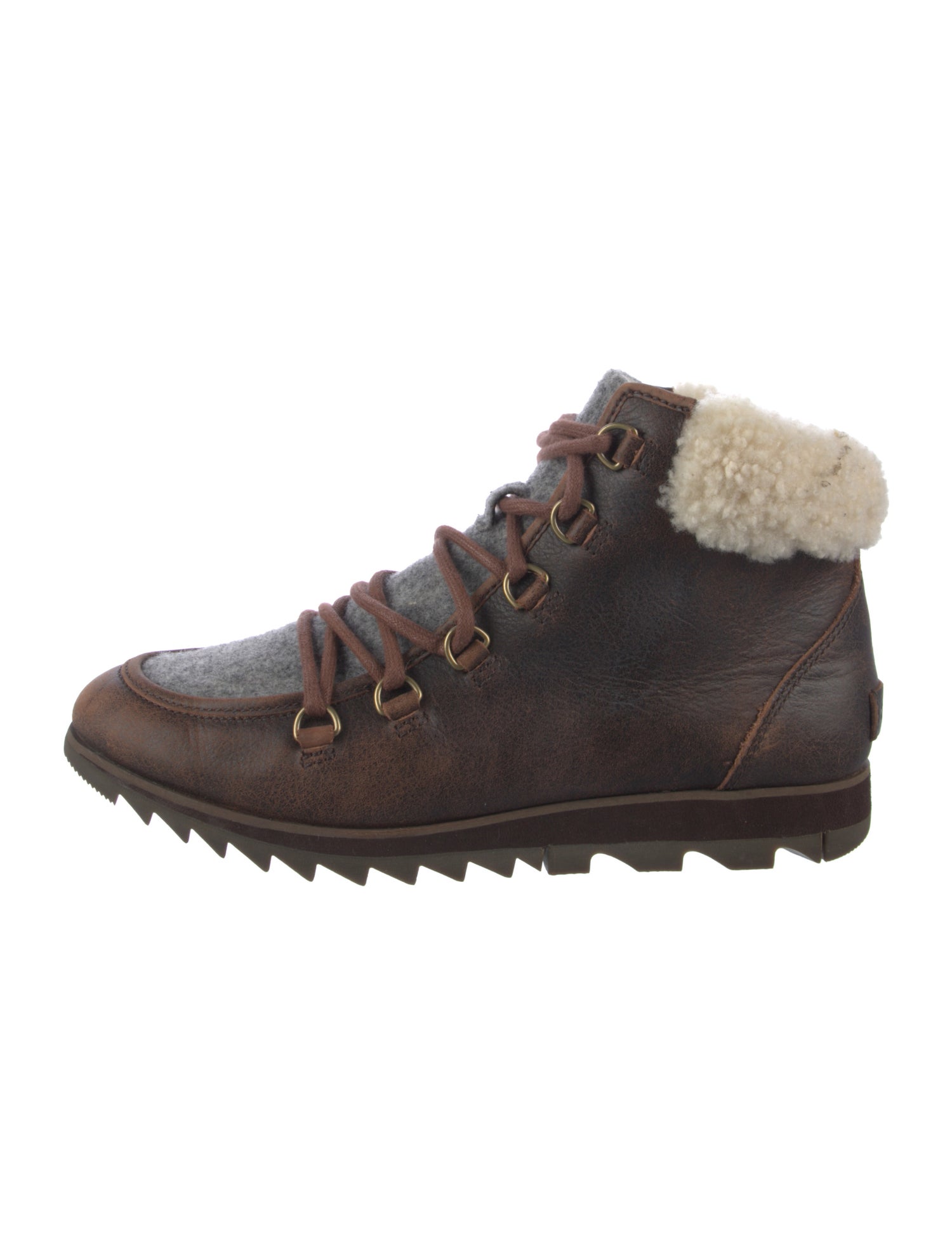 Sorel Leather Lace-Up Boots