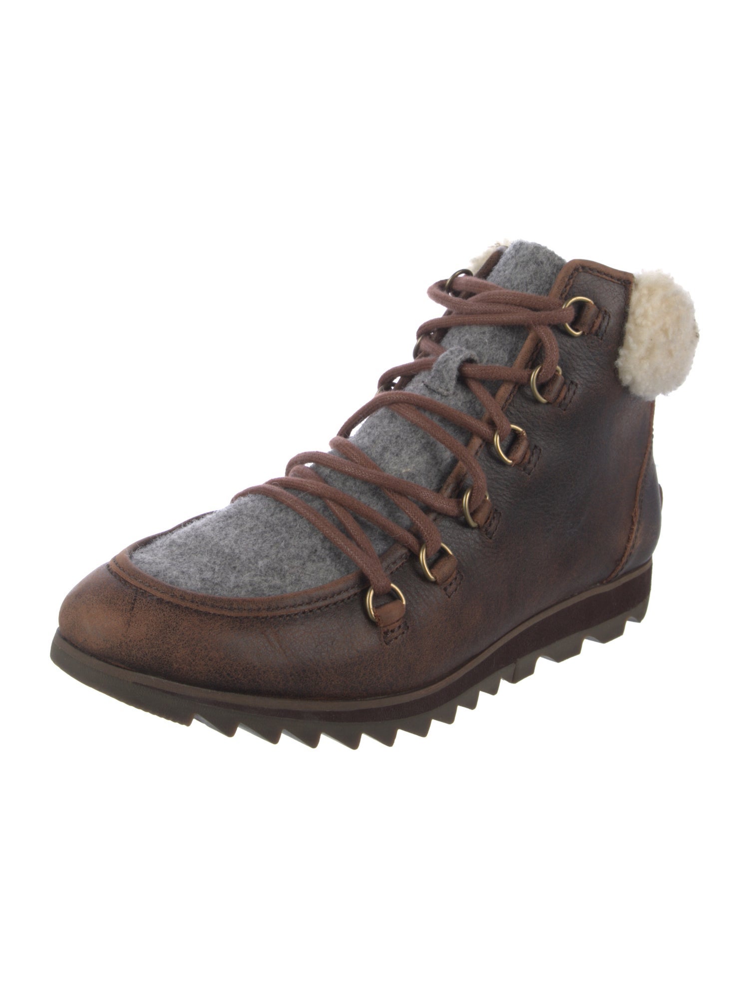 Sorel Leather Lace-Up Boots