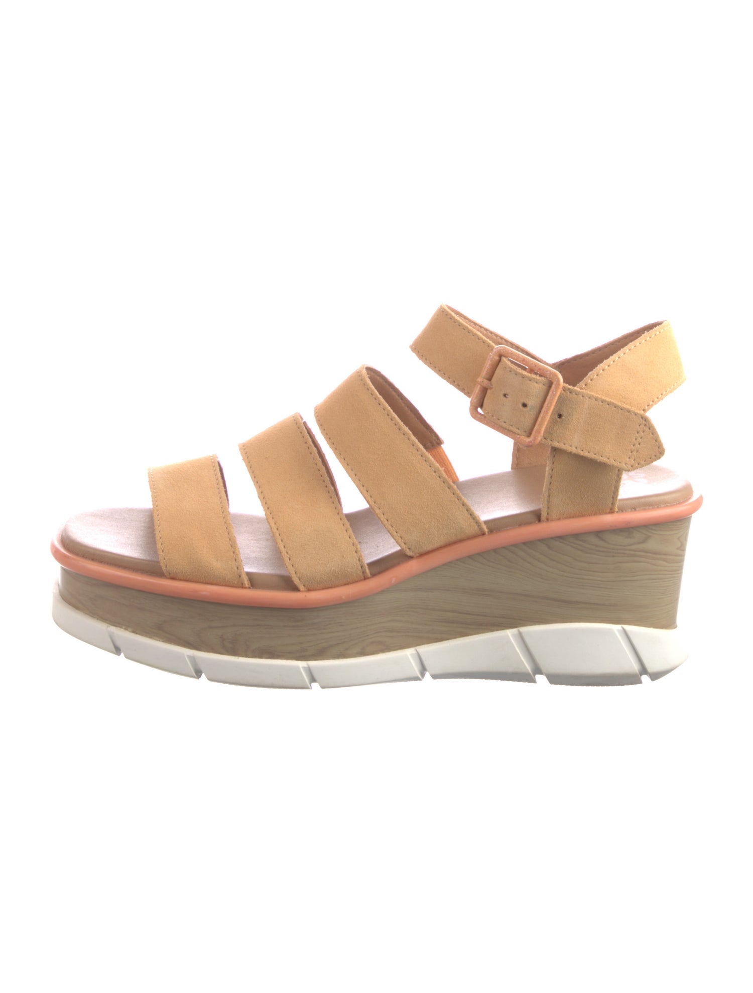 Sorel Suede Colorblock Pattern Sandals