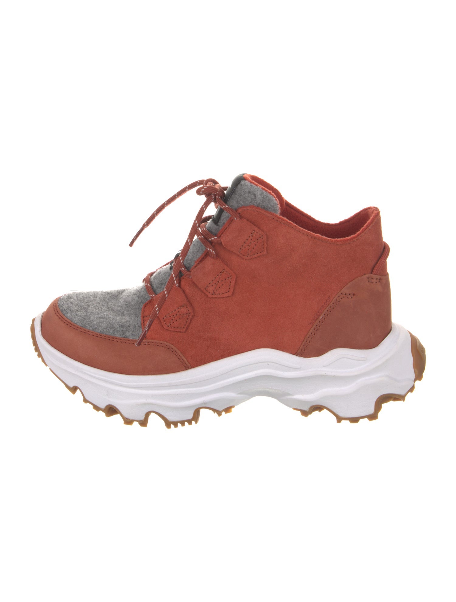 Sorel Suede Colorblock Pattern Chunky Sneakers