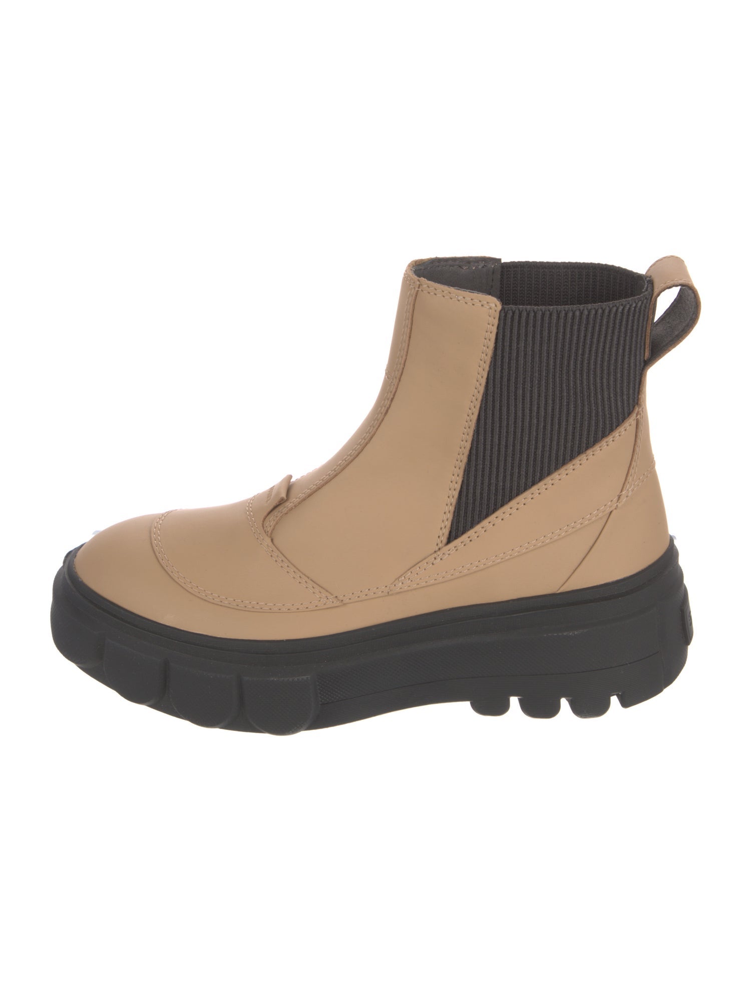 Sorel Leather Colorblock Pattern Chelsea Boots