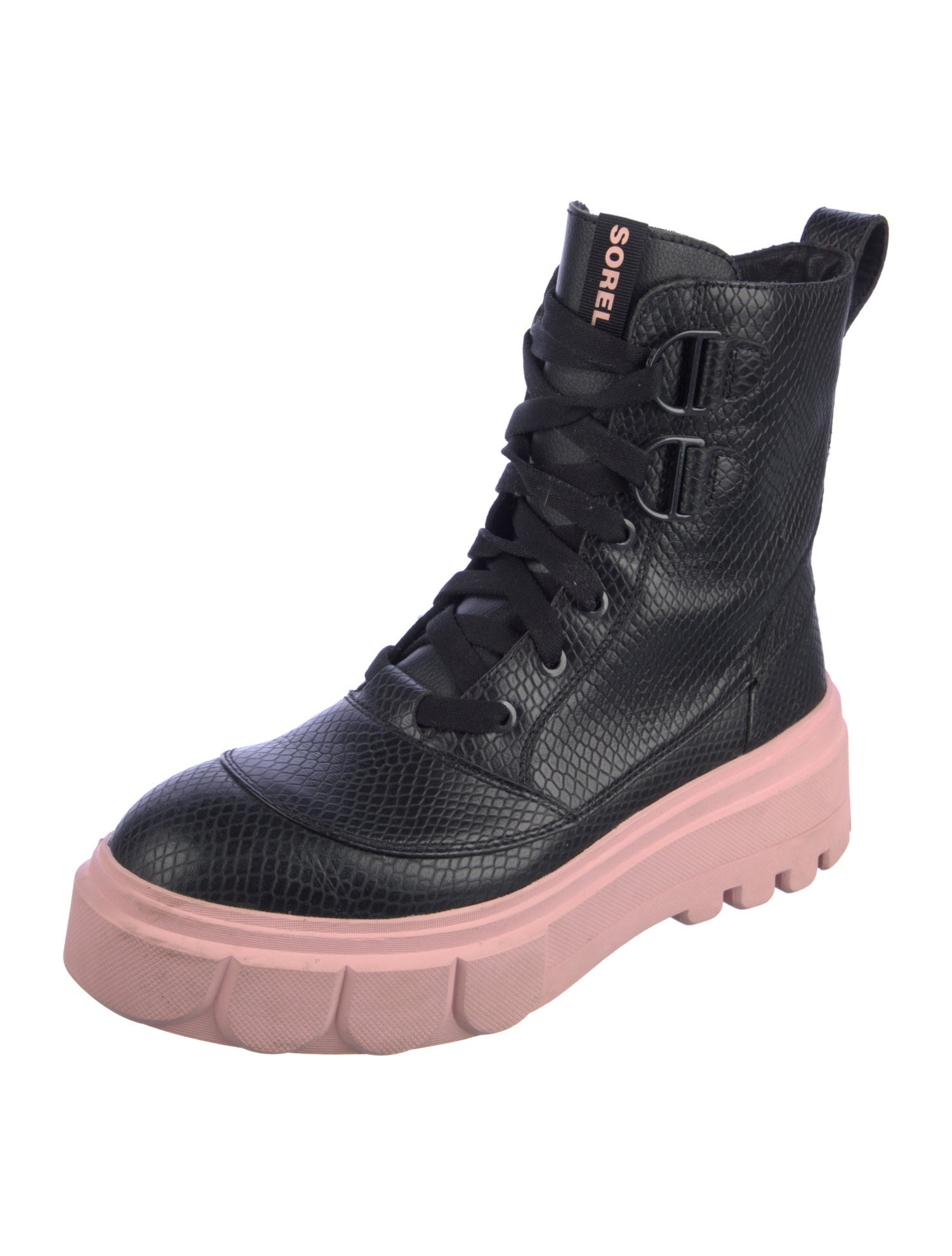 Sorel Leather Combat Boots