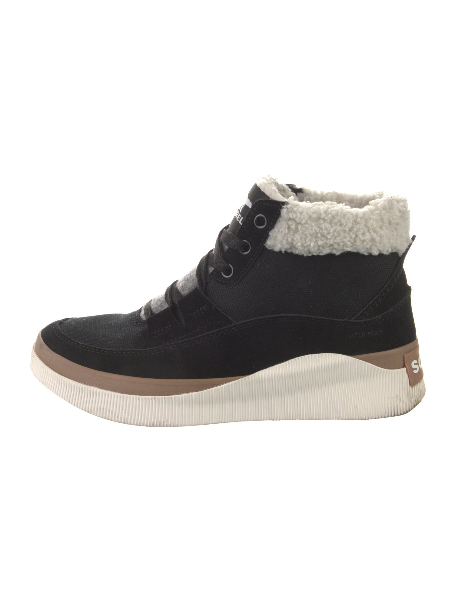 Sorel Suede Wedge Sneakers