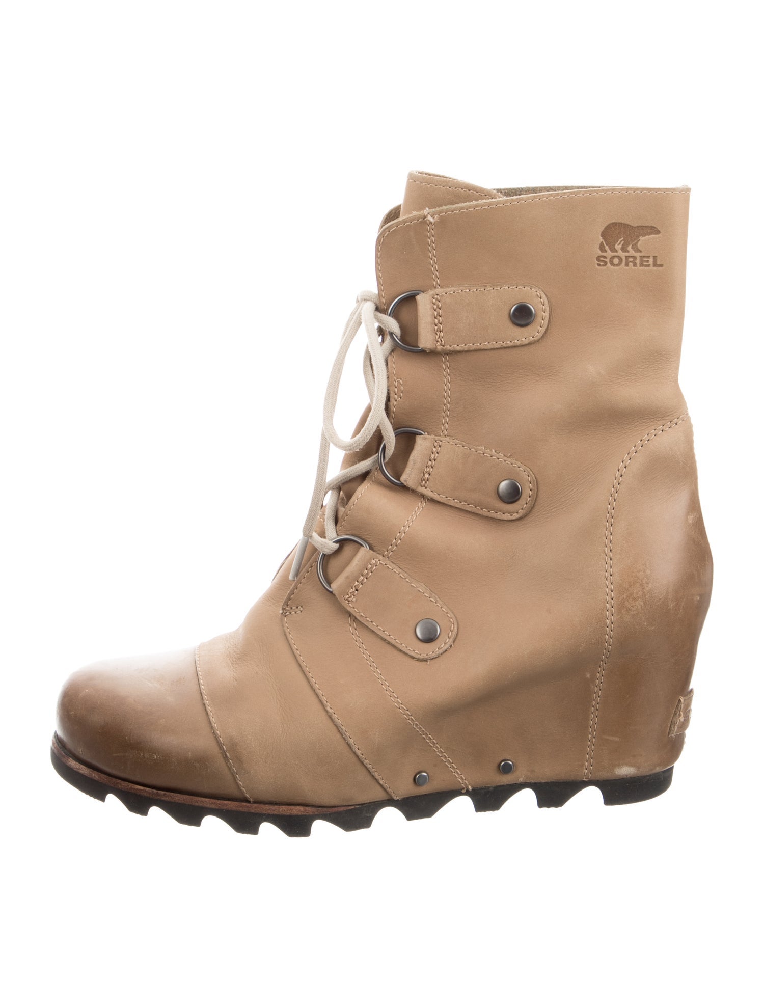 Sorel Leather Lace-Up Boots