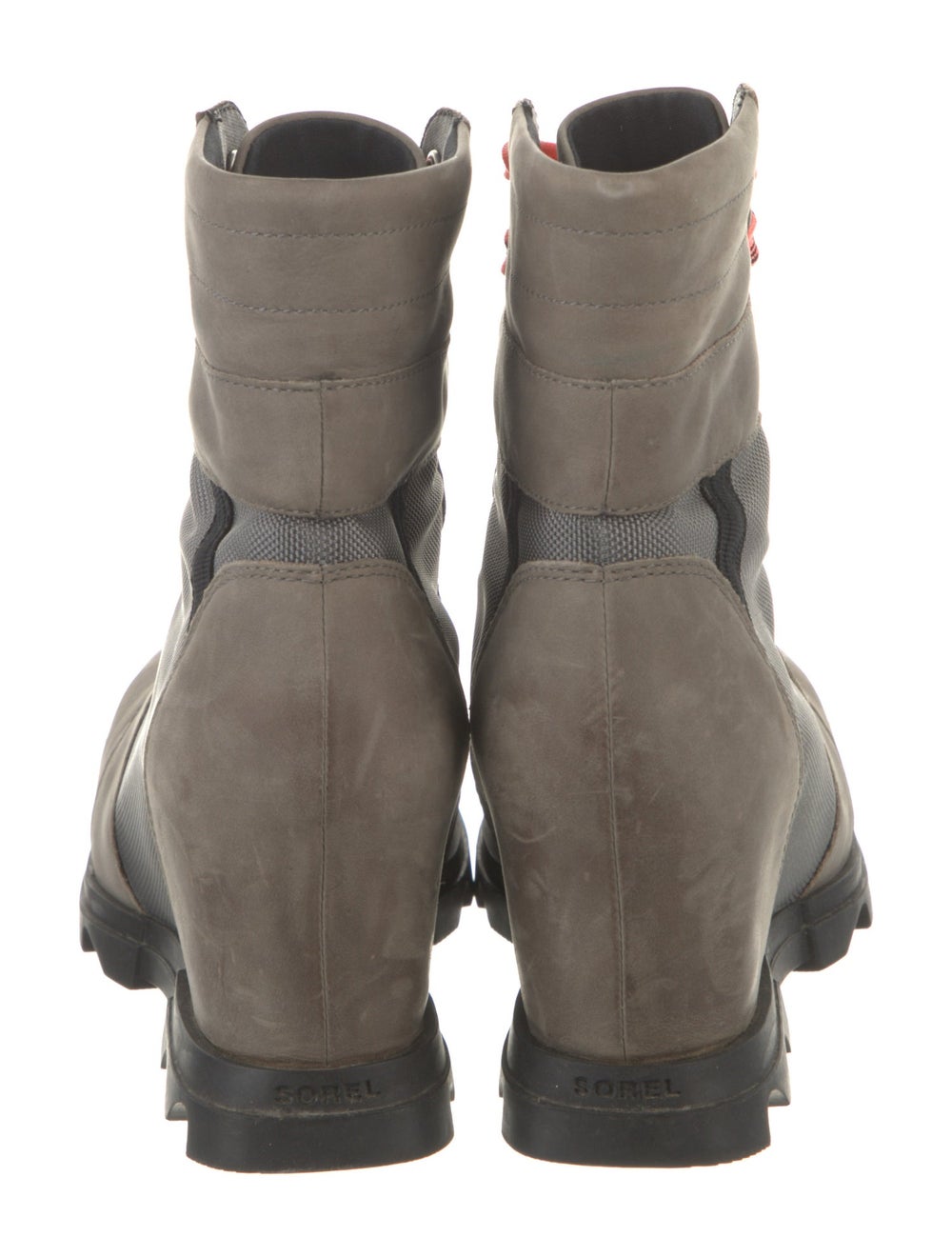 Sorel Leather Colorblock Pattern Combat Boots - image 4