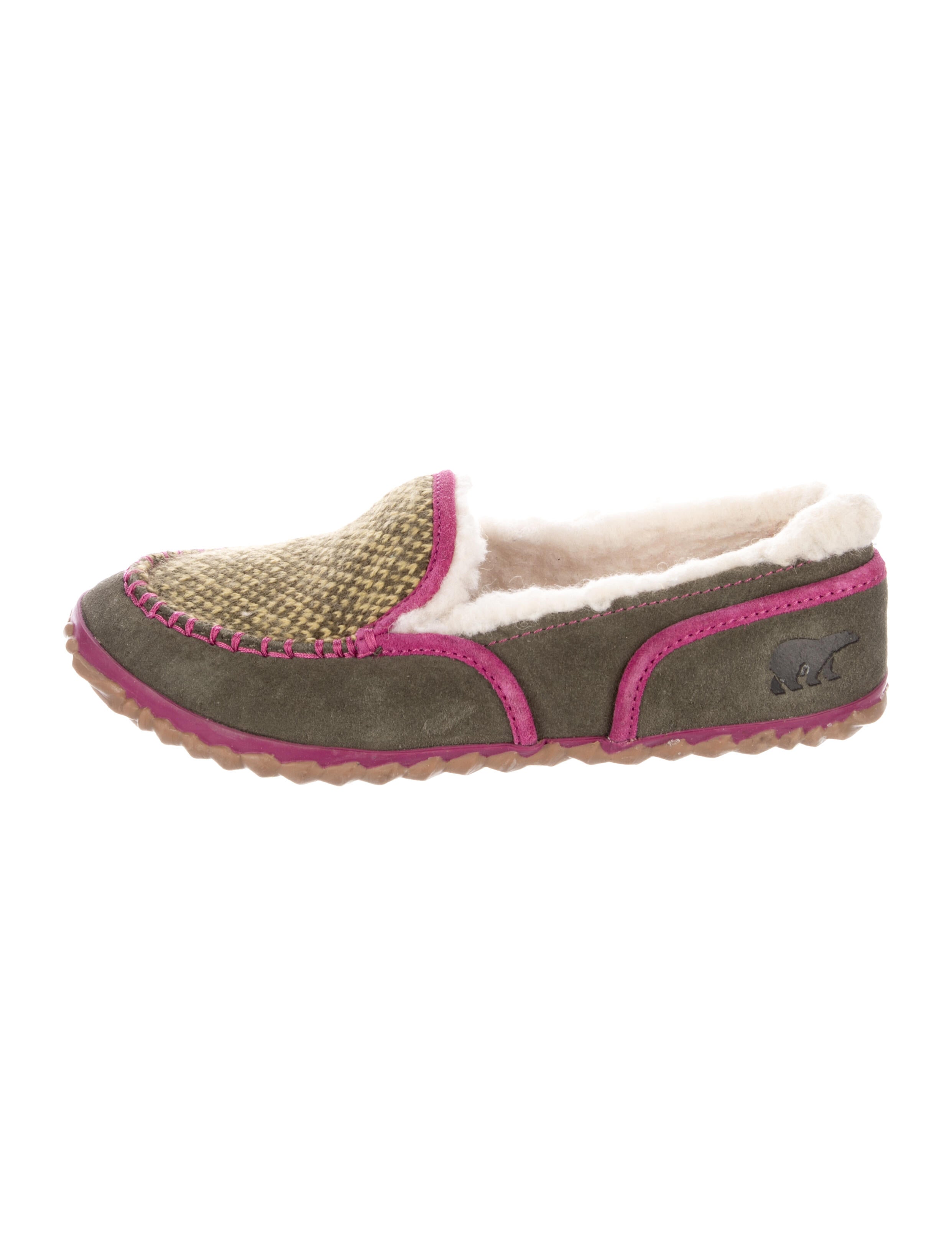 Sorel Suede Colorblock Pattern Flats