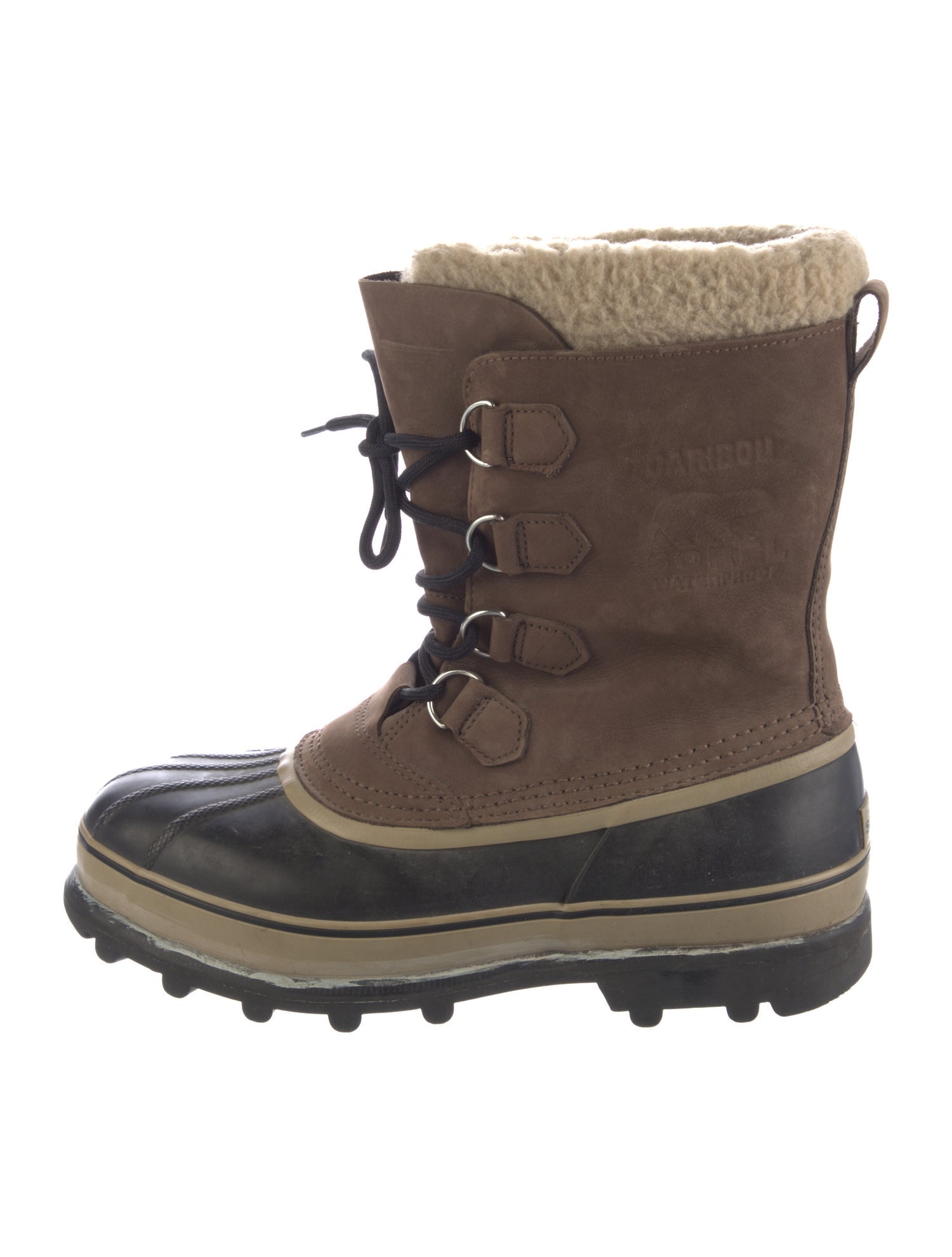 Sorel Suede Faux Fur Trim Snow Boots