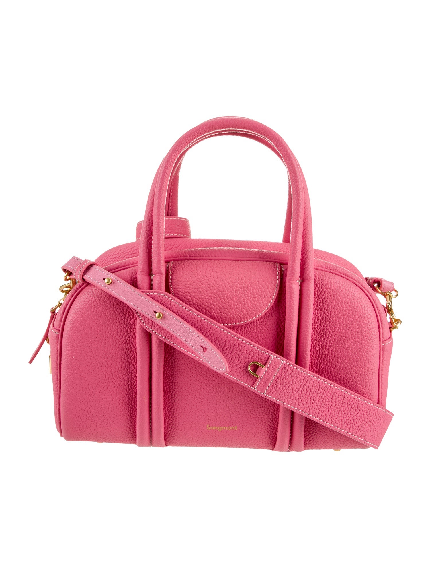 Songmont Leather Top Handle Bag