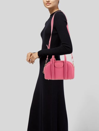 Songmont Leather Top Handle Bag