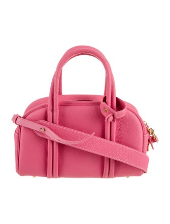 Songmont Leather Top Handle Bag