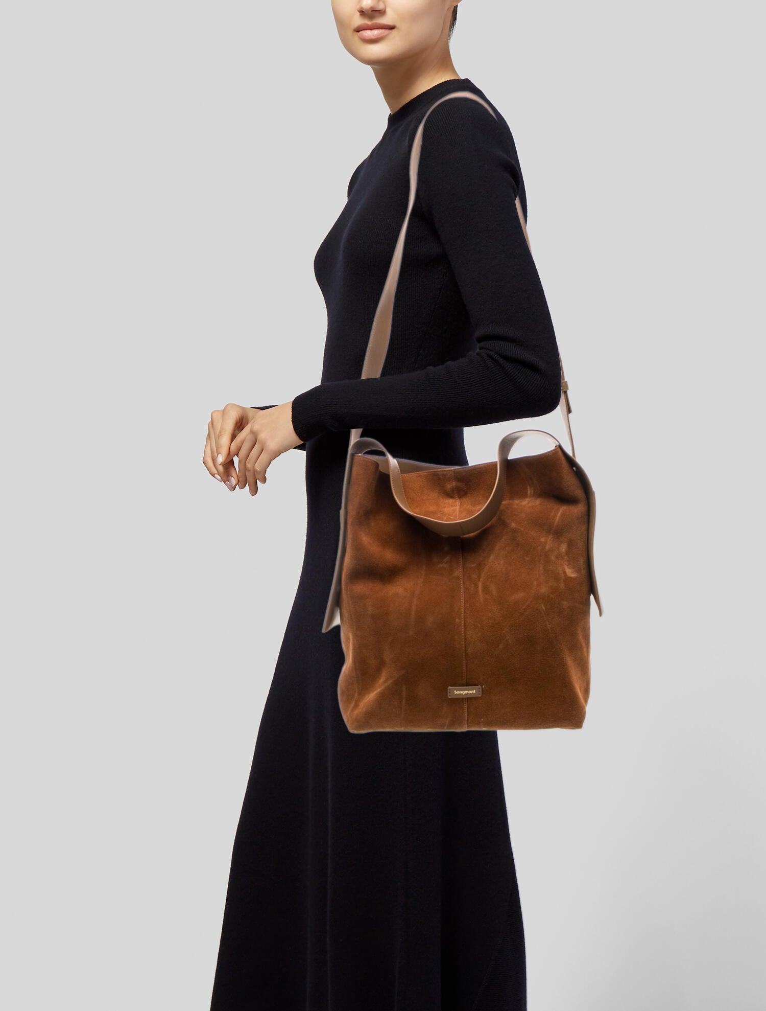 Songmont Suede Messenger Bag