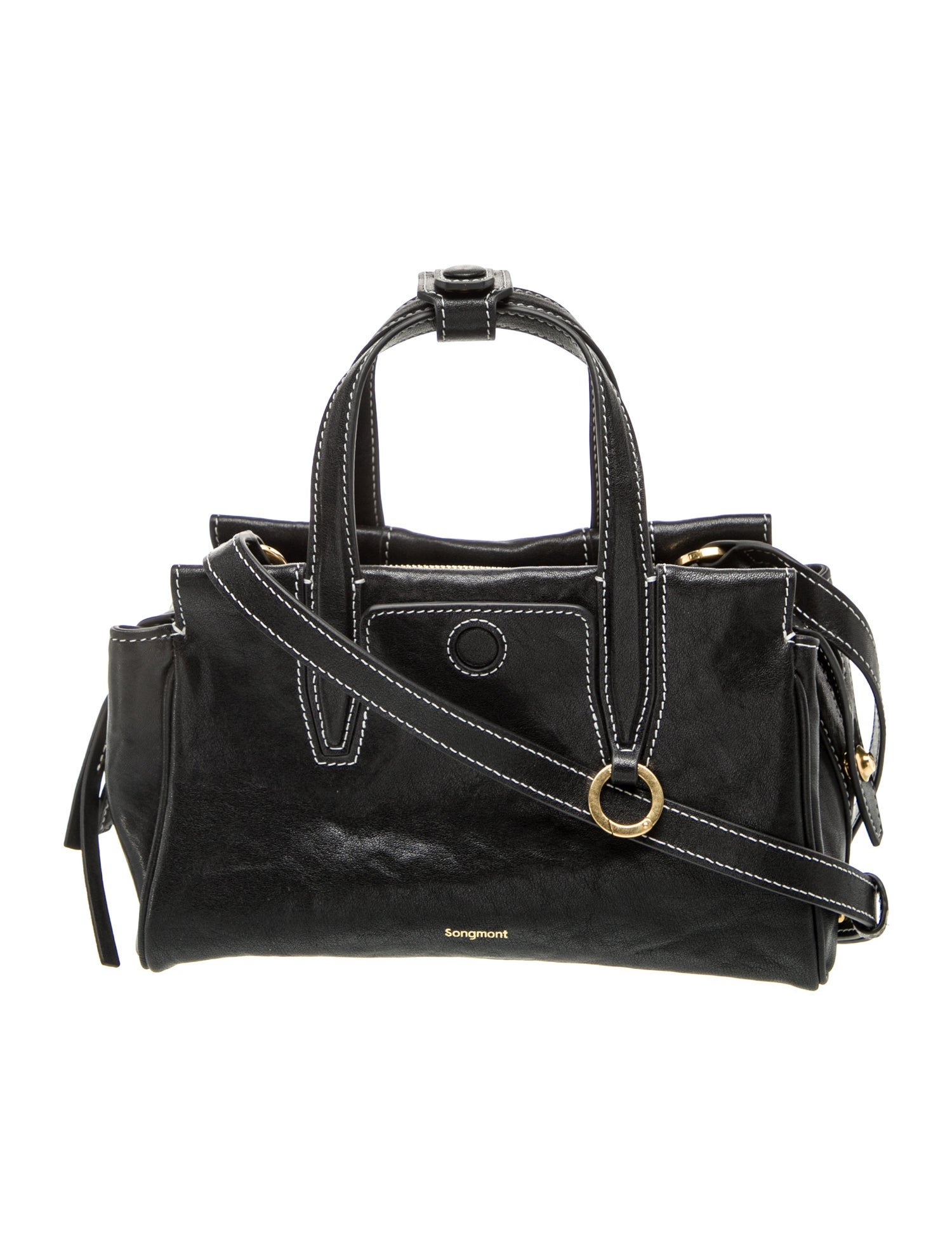 Songmont Leather Shoulder Bag