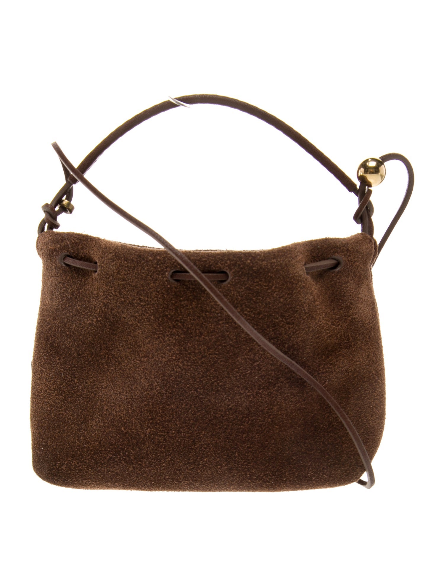 Songmont Suede Bucket Bag Mini