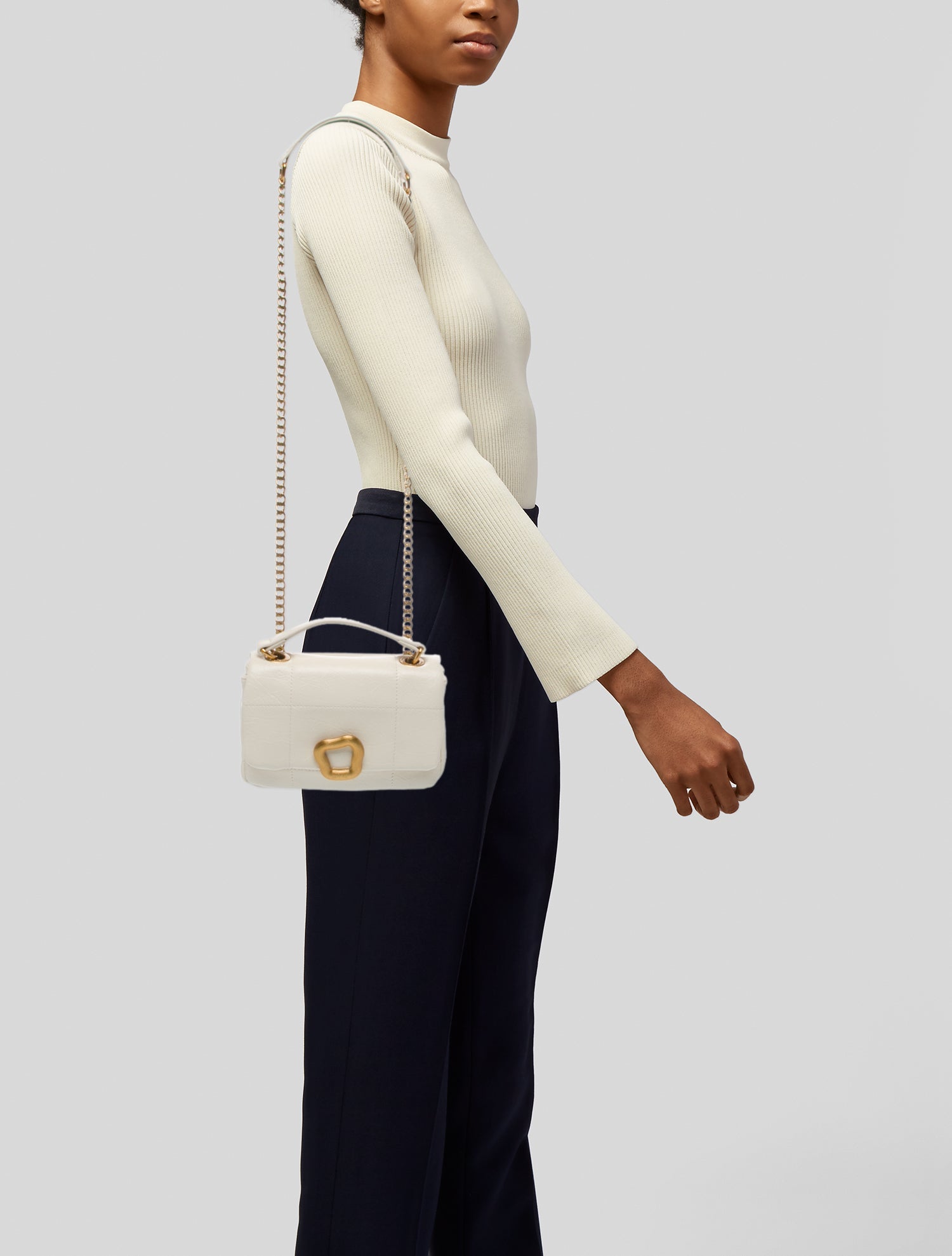 Songmont Leather Shoulder Bag w/ Tags