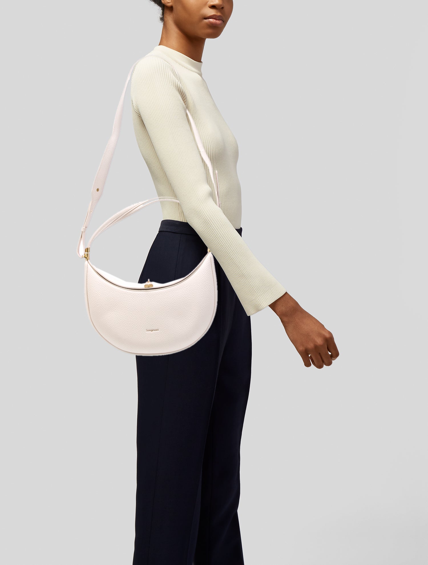 Songmont Leather Shoulder Bag