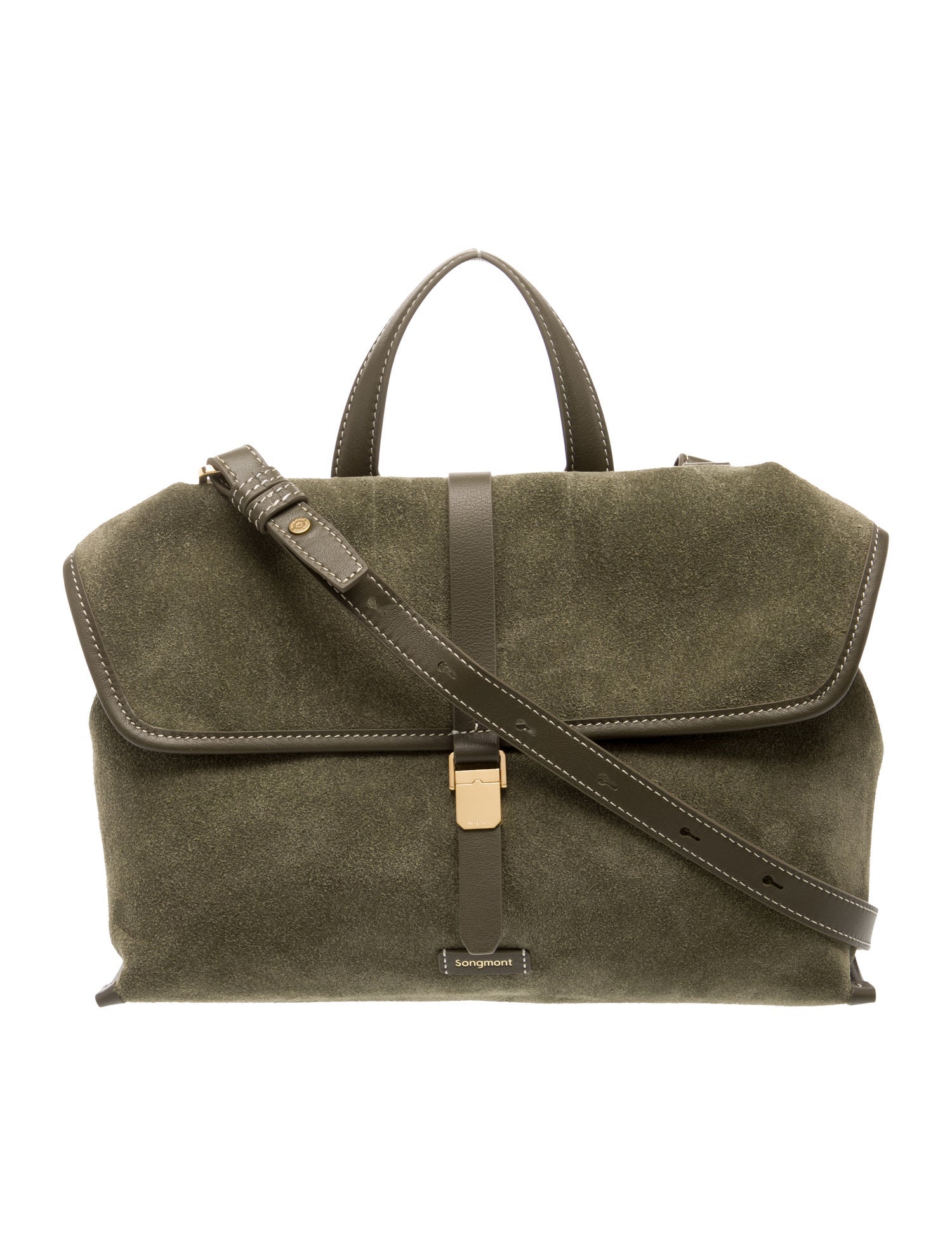 Songmont Suede Shoulder Bag