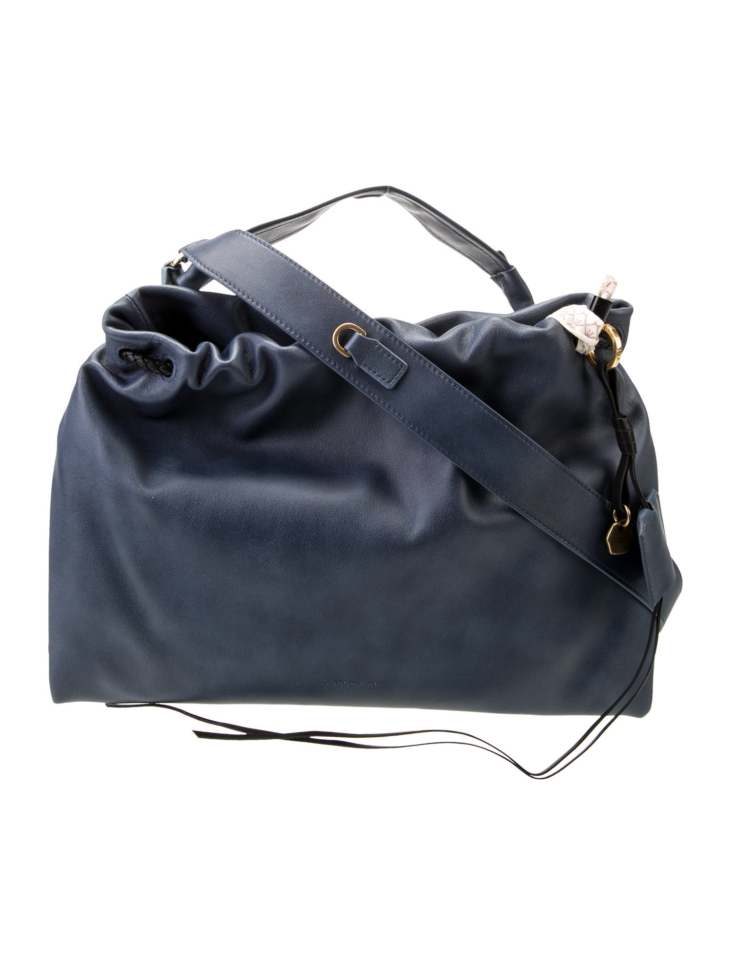 Songmont Leather Messenger Bag w/ Tags