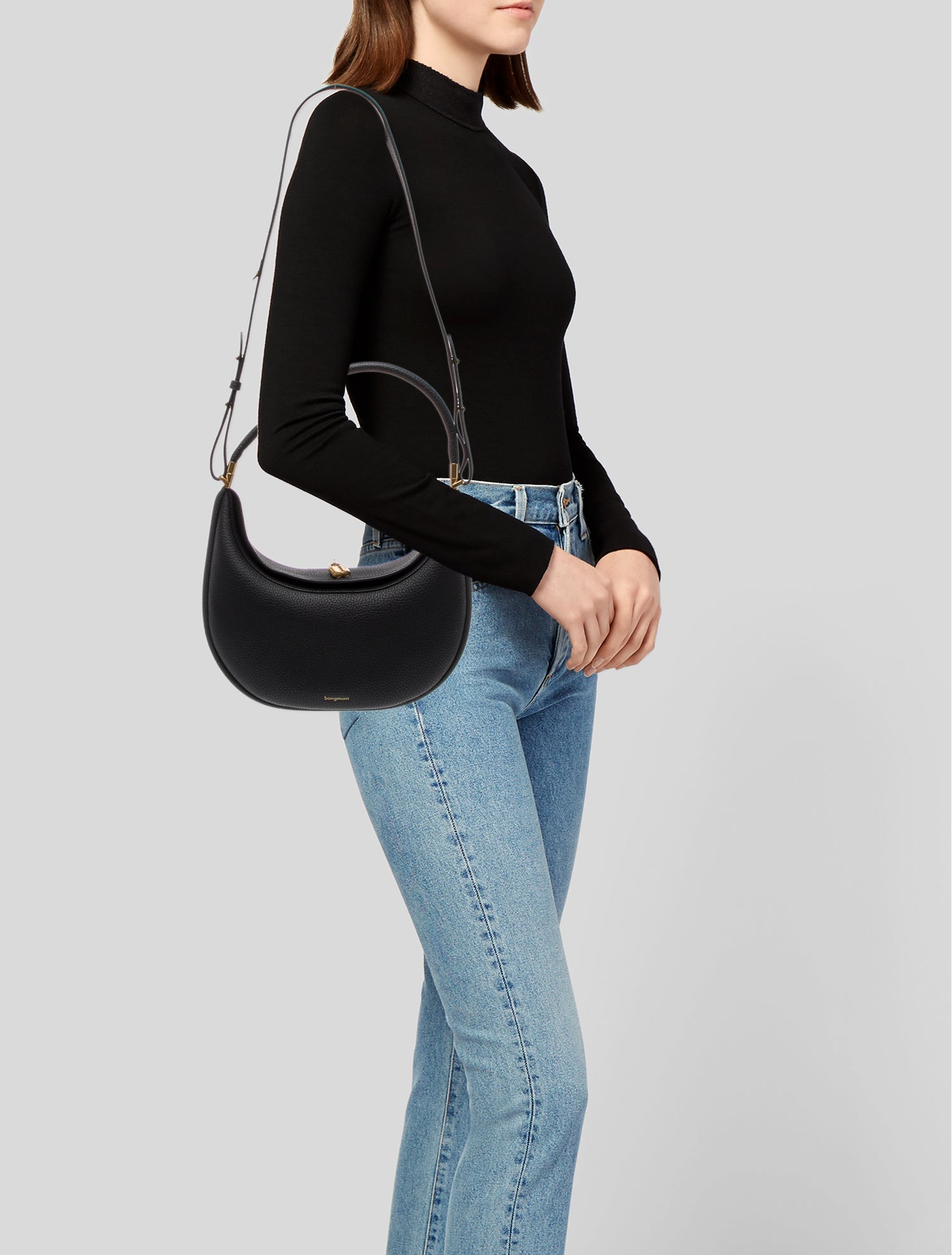 Songmont Leather Shoulder Bag