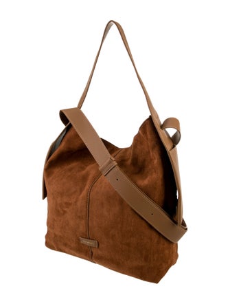 Songmont Suede Bucket Bag Large