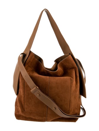 Songmont Suede Bucket Bag Large