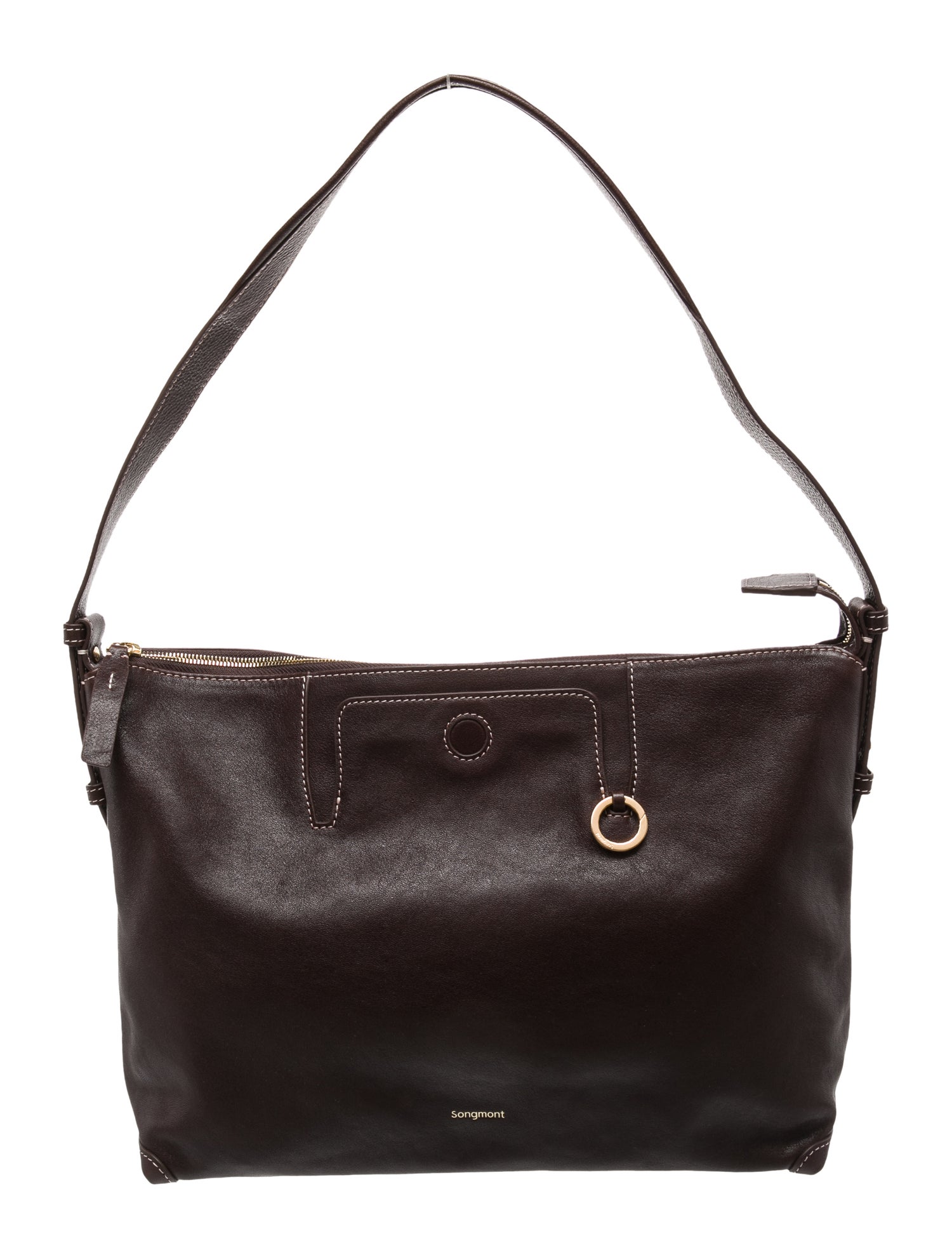 Songmont Leather Shoulder Bag