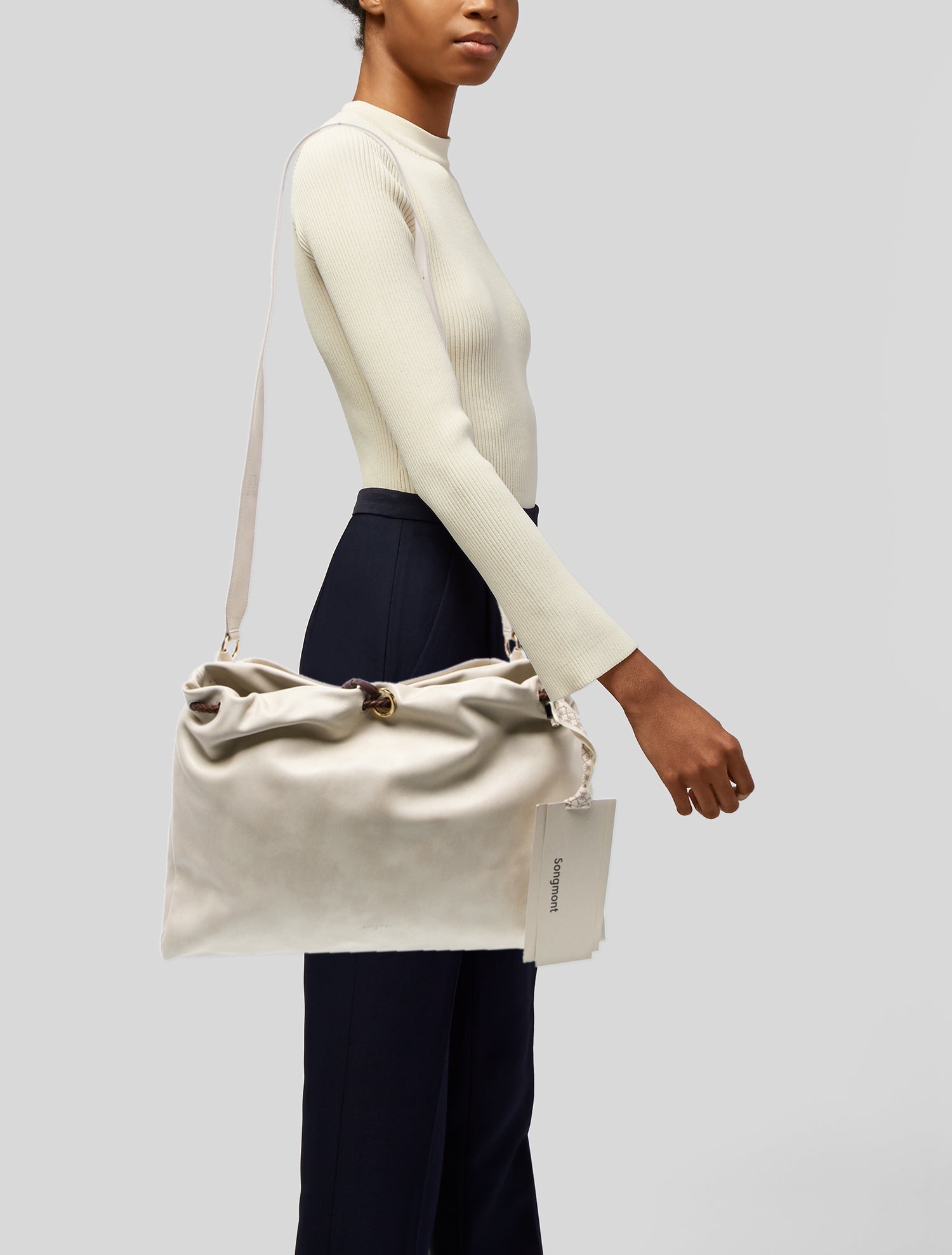 Songmont Leather Crossbody Bag