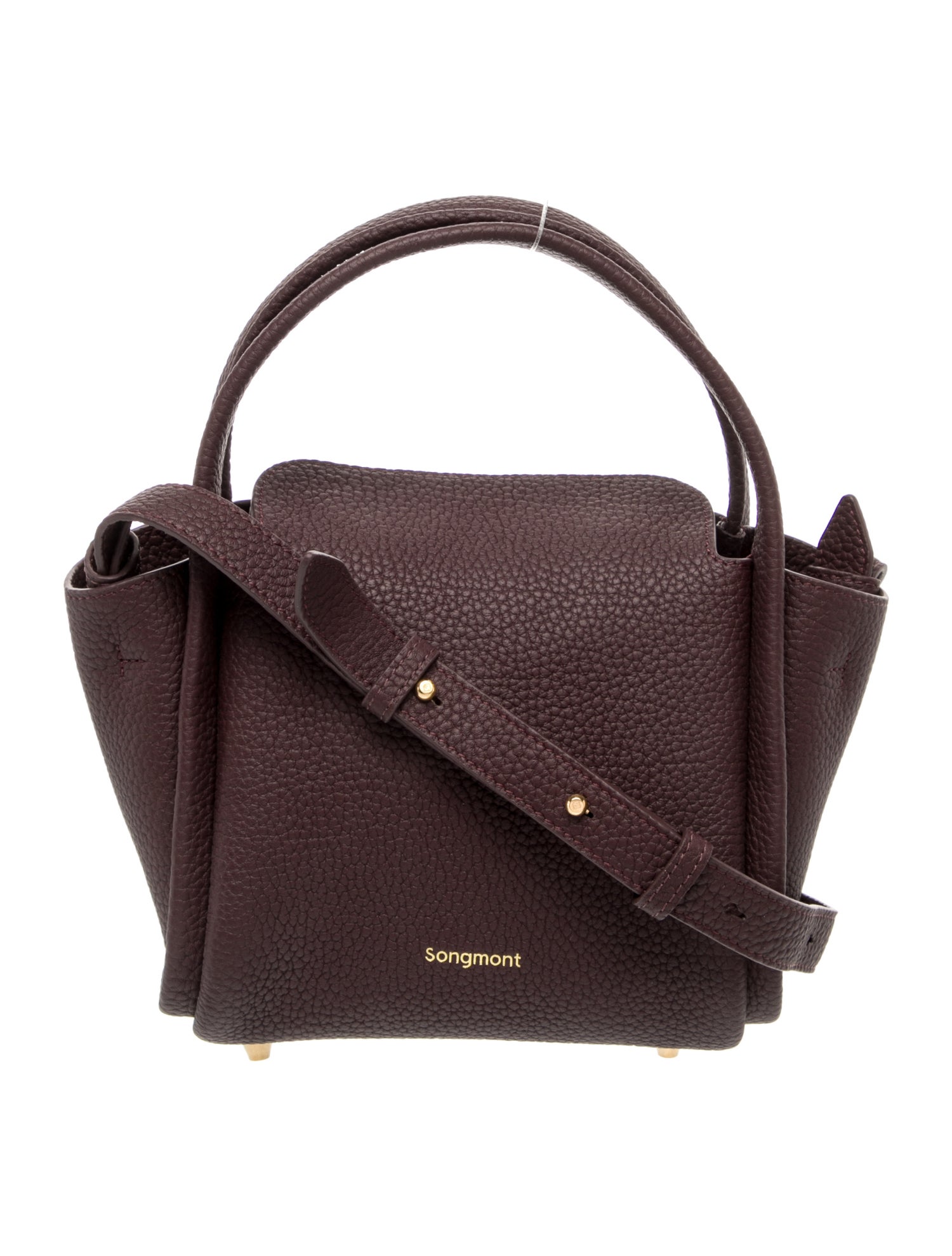 Songmont Leather Top Handle Bag