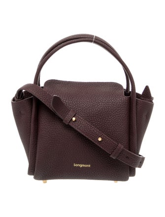Songmont Leather Top Handle Bag