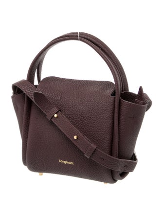 Songmont Leather Top Handle Bag