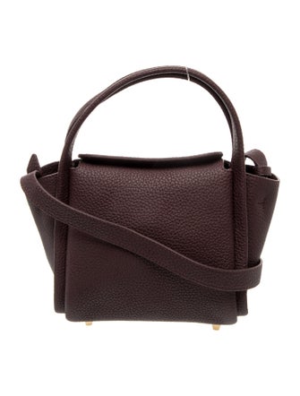 Songmont Leather Top Handle Bag