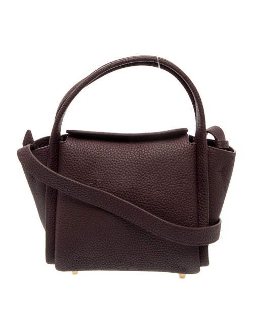 Songmont Leather Top Handle Bag