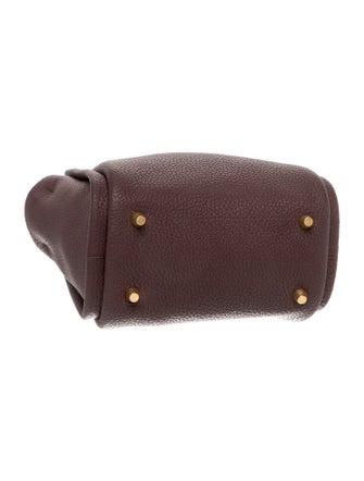 Songmont Leather Top Handle Bag