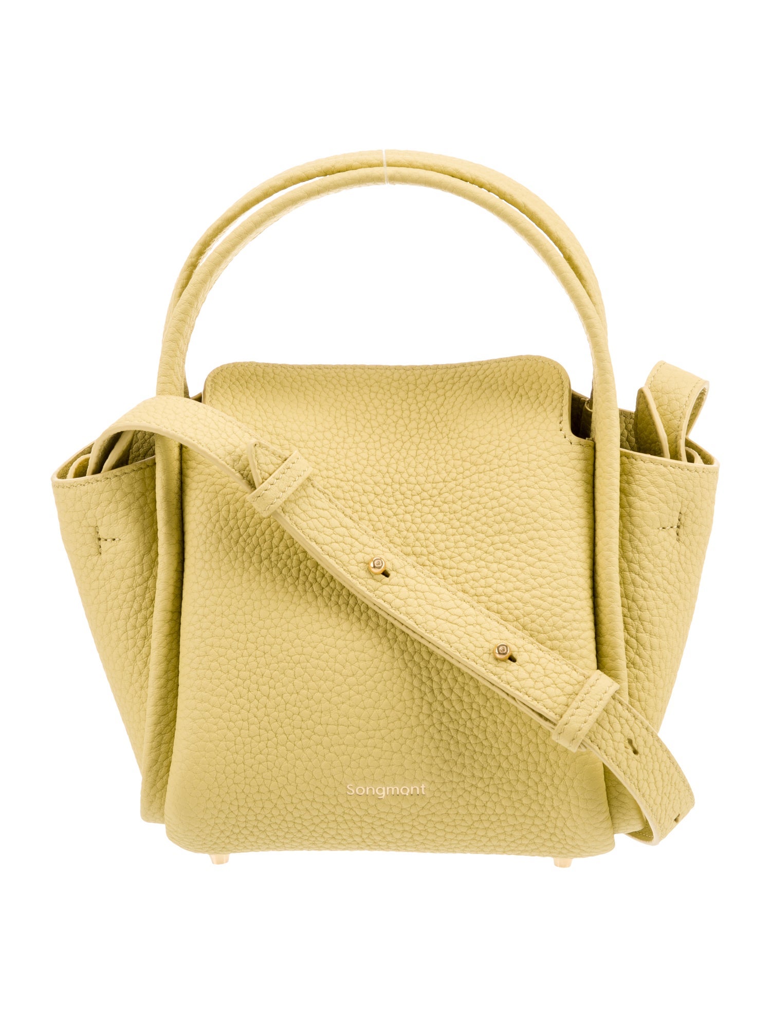 Songmont Leather Top Handle Bag