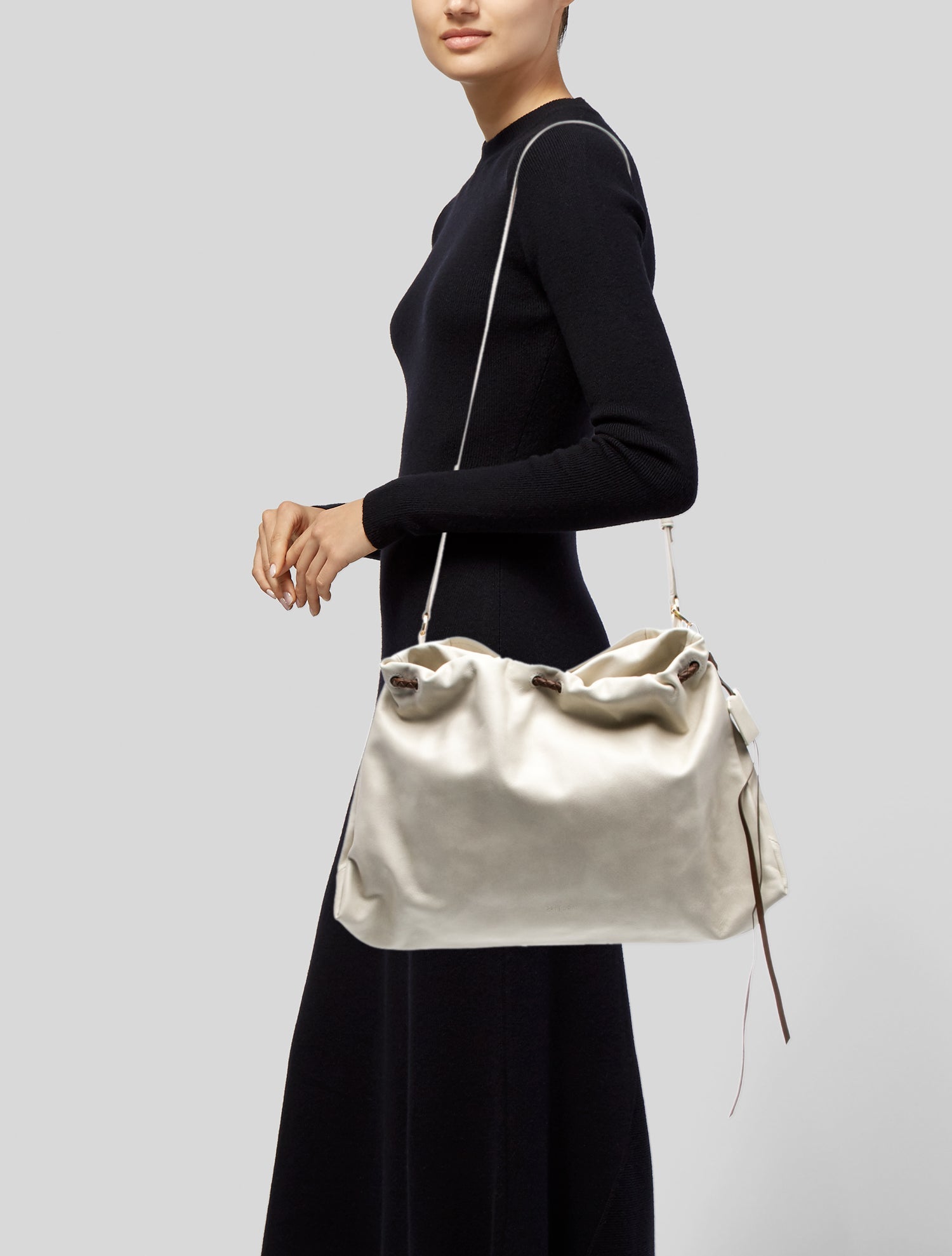 Songmont Leather Shoulder Bag