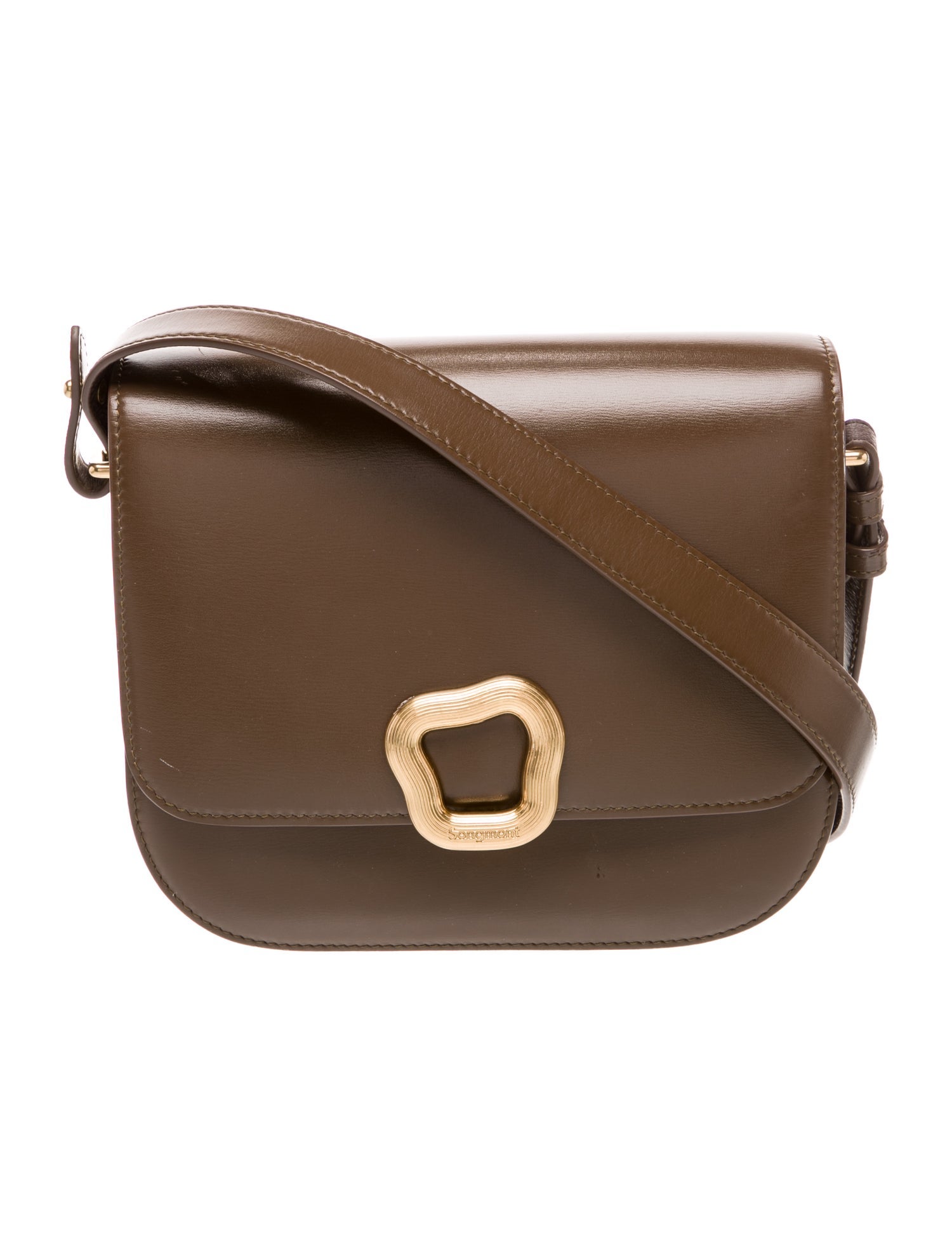 Songmont Leather Crossbody Bag