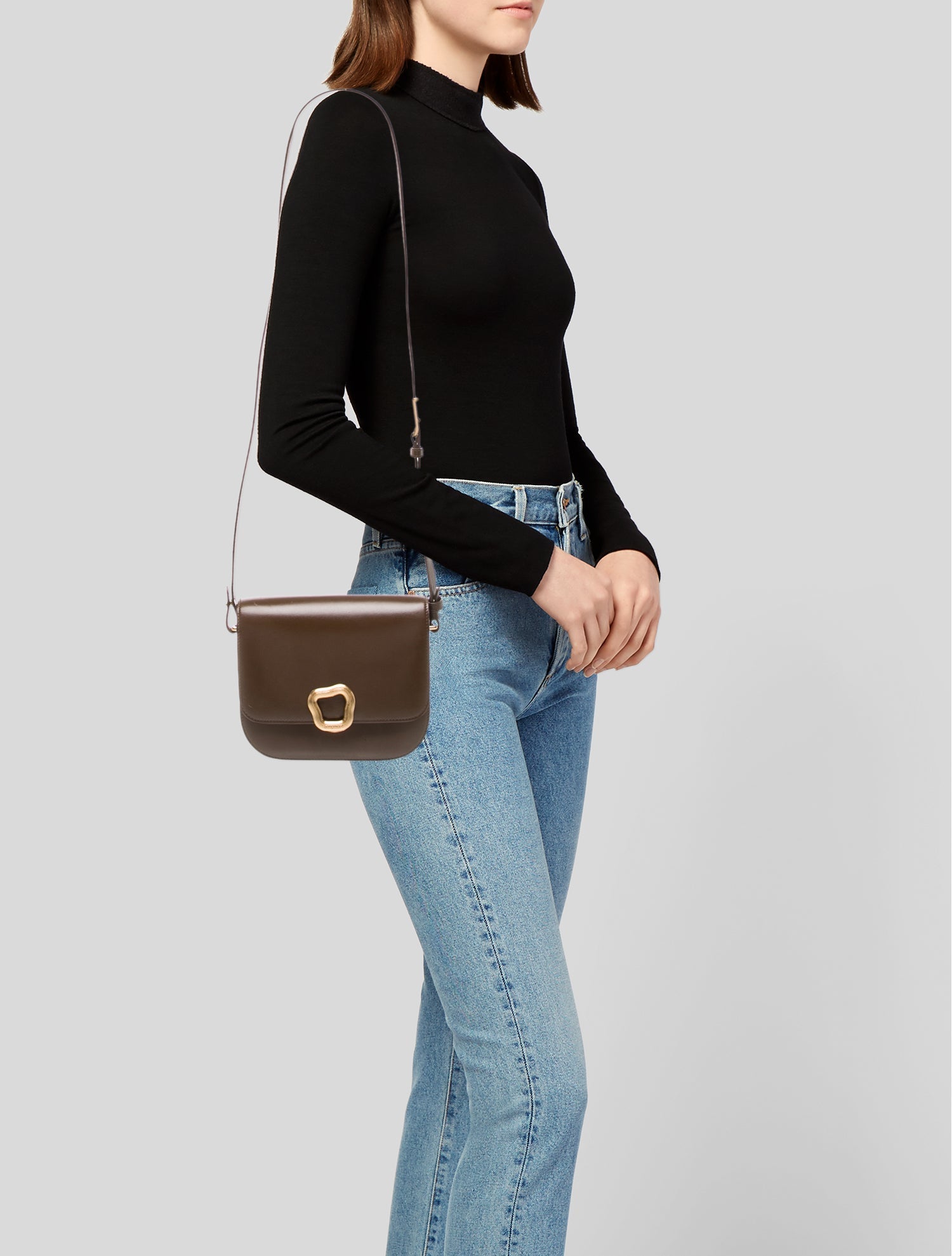Songmont Leather Crossbody Bag