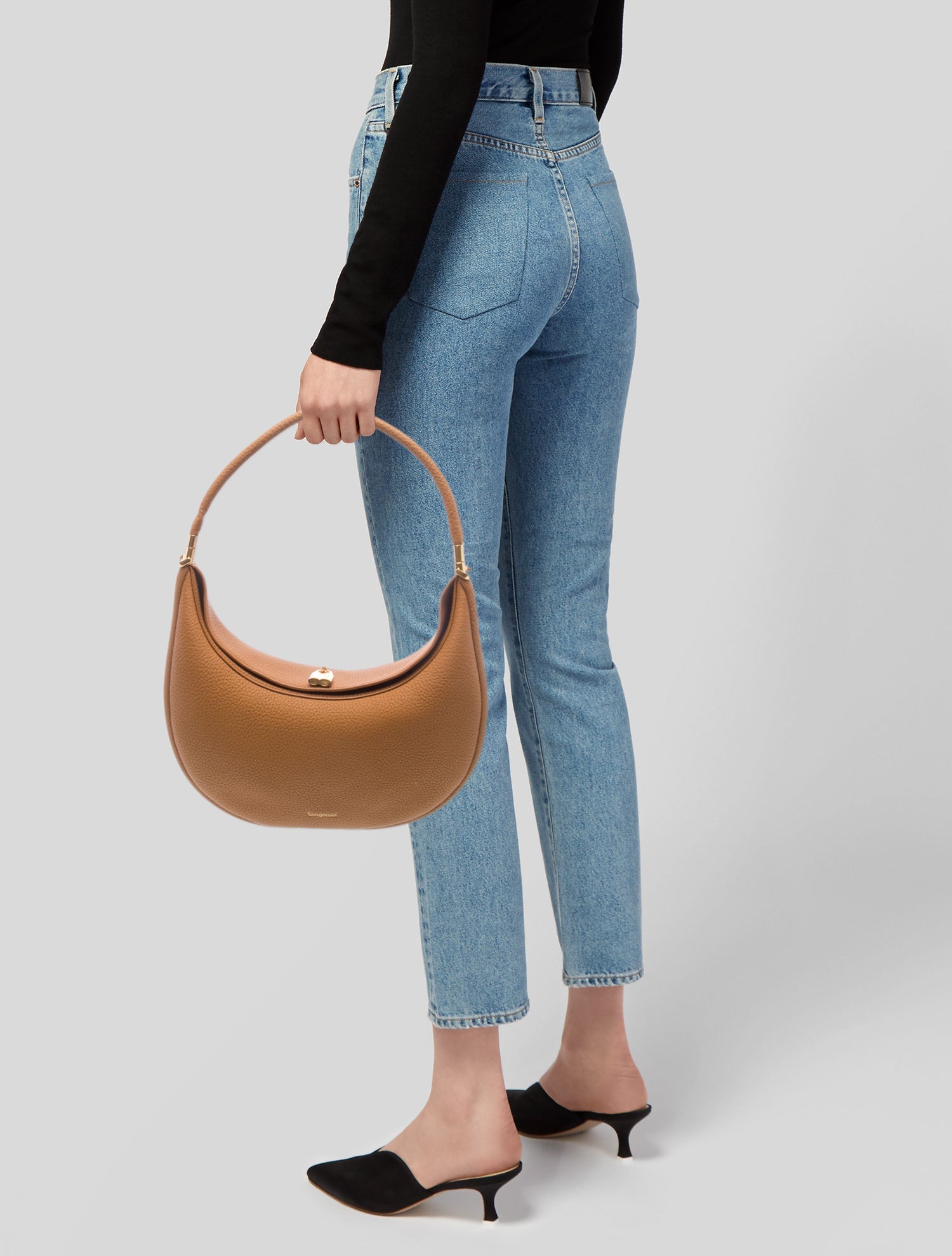 Songmont Leather Shoulder Bag