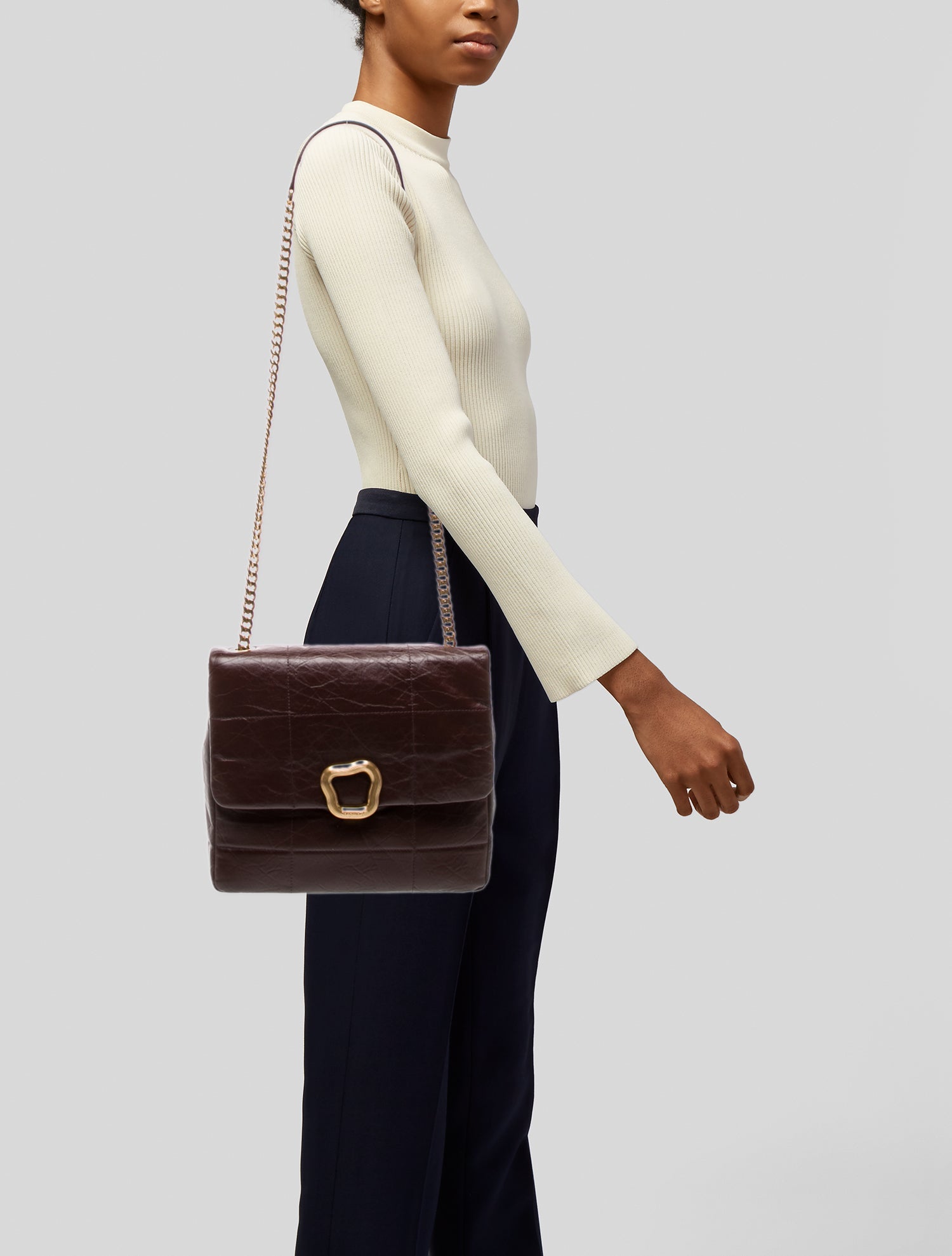Songmont Leather Shoulder Bag