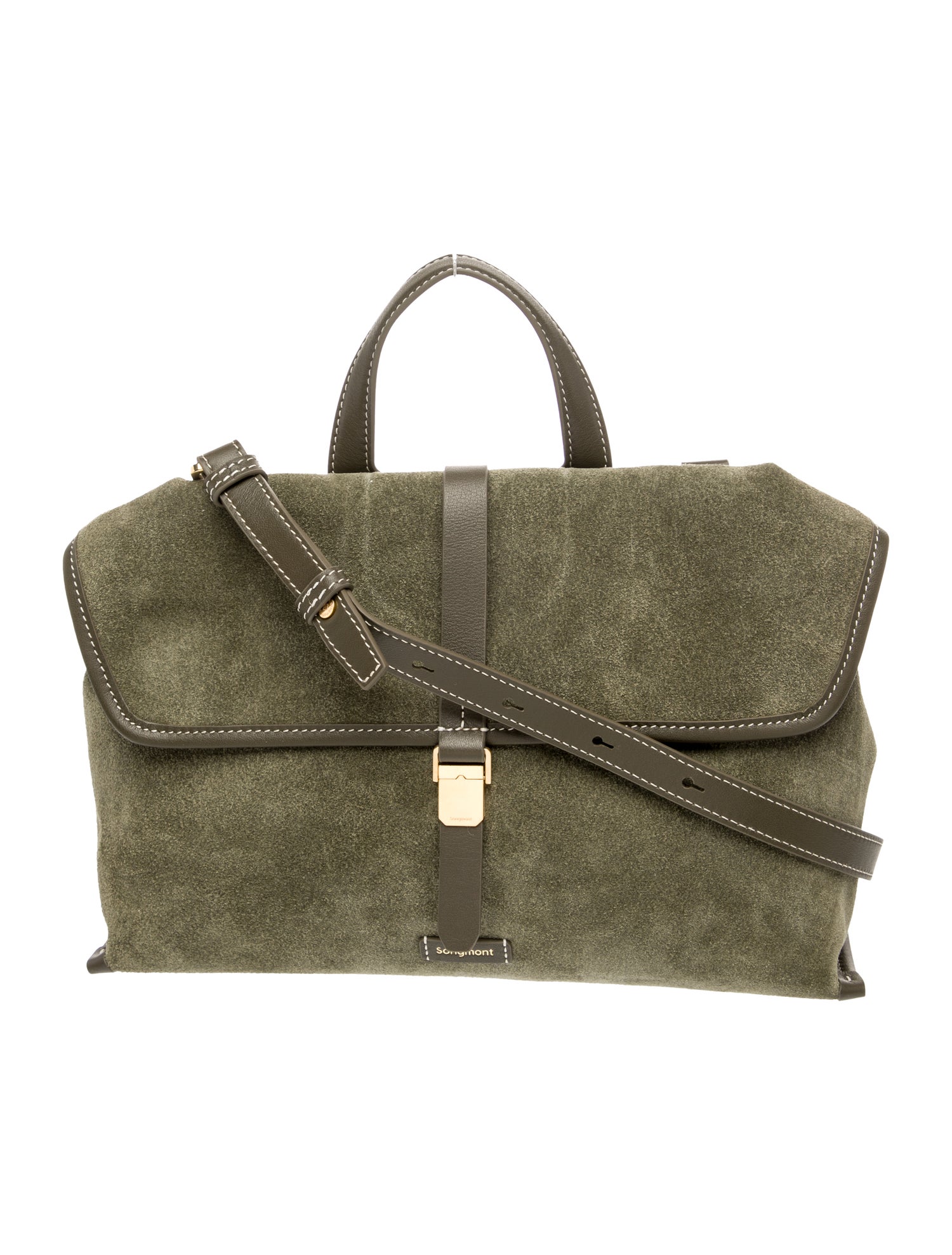 Songmont Suede Shoulder Bag