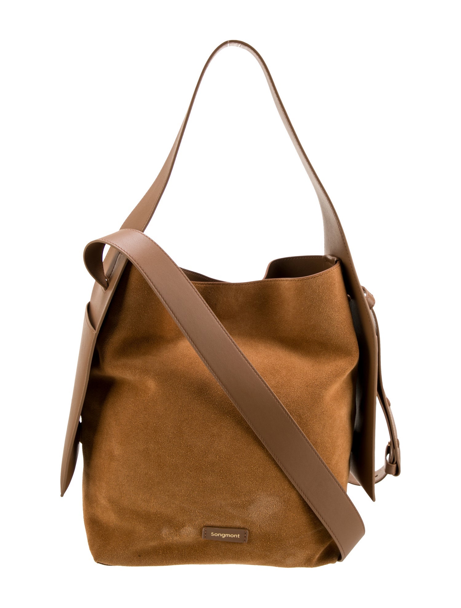 Songmont Suede Shoulder Bag