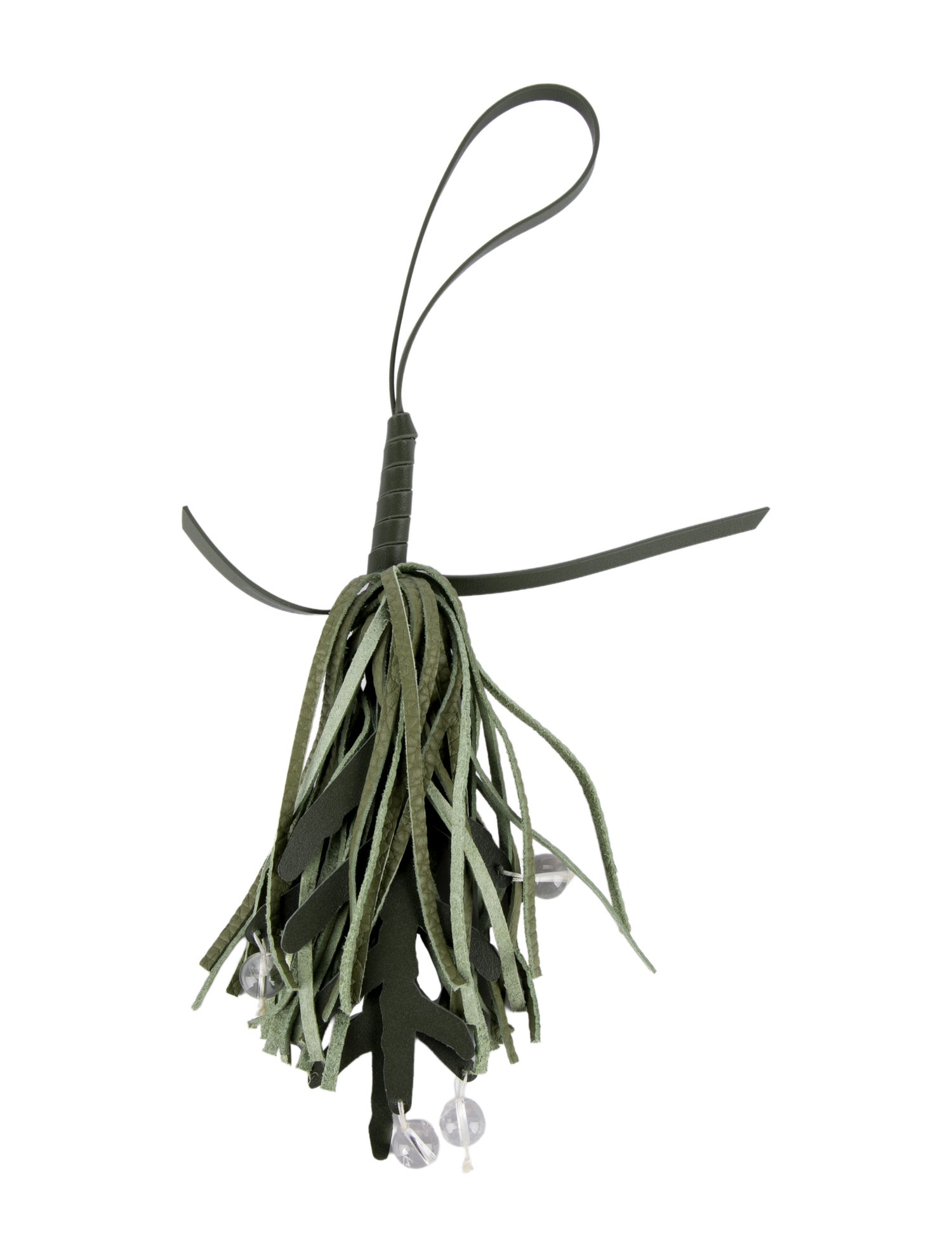 Songmont leather tassel bag charm w/Tags