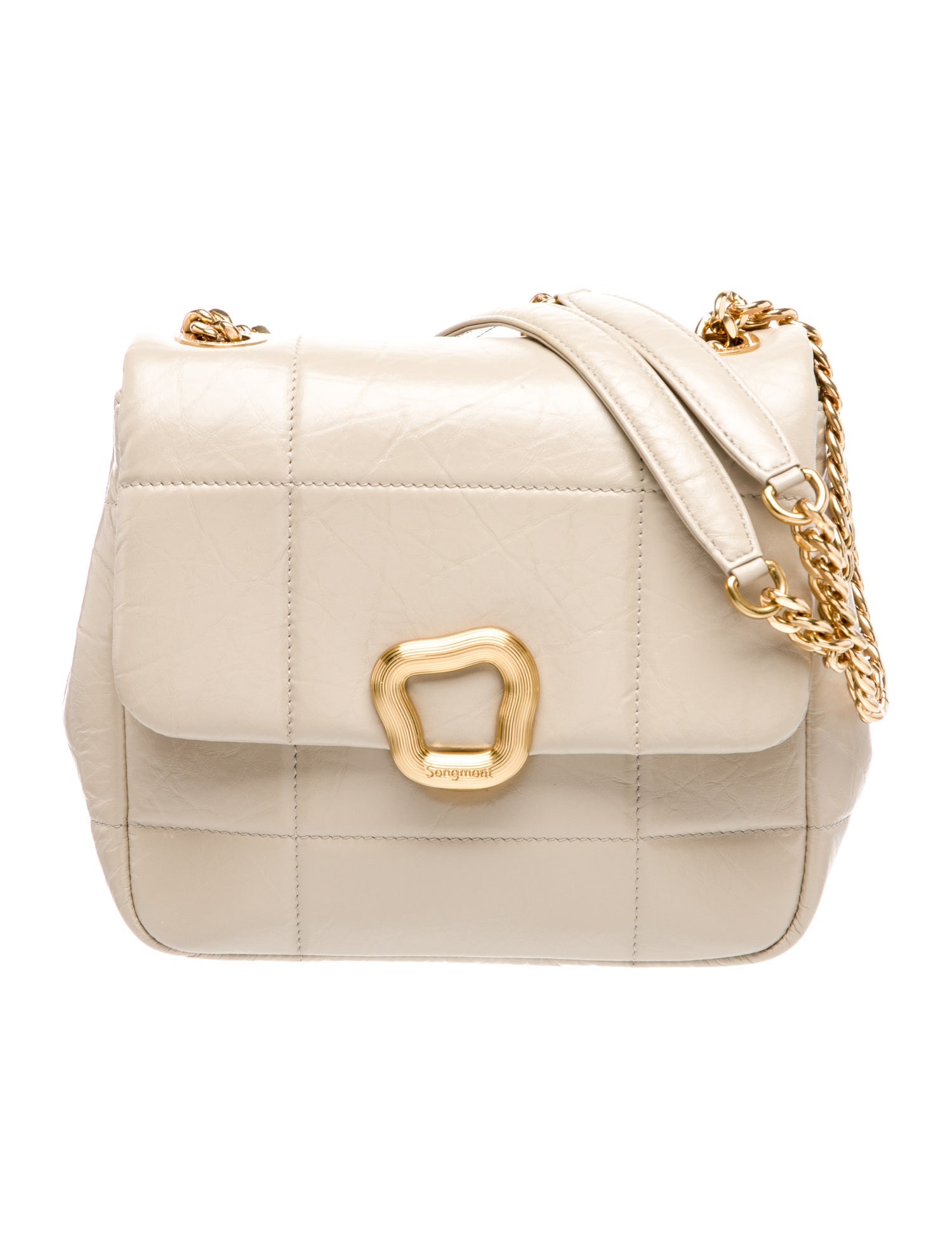 Songmont Leather Shoulder Bag w/ Tags