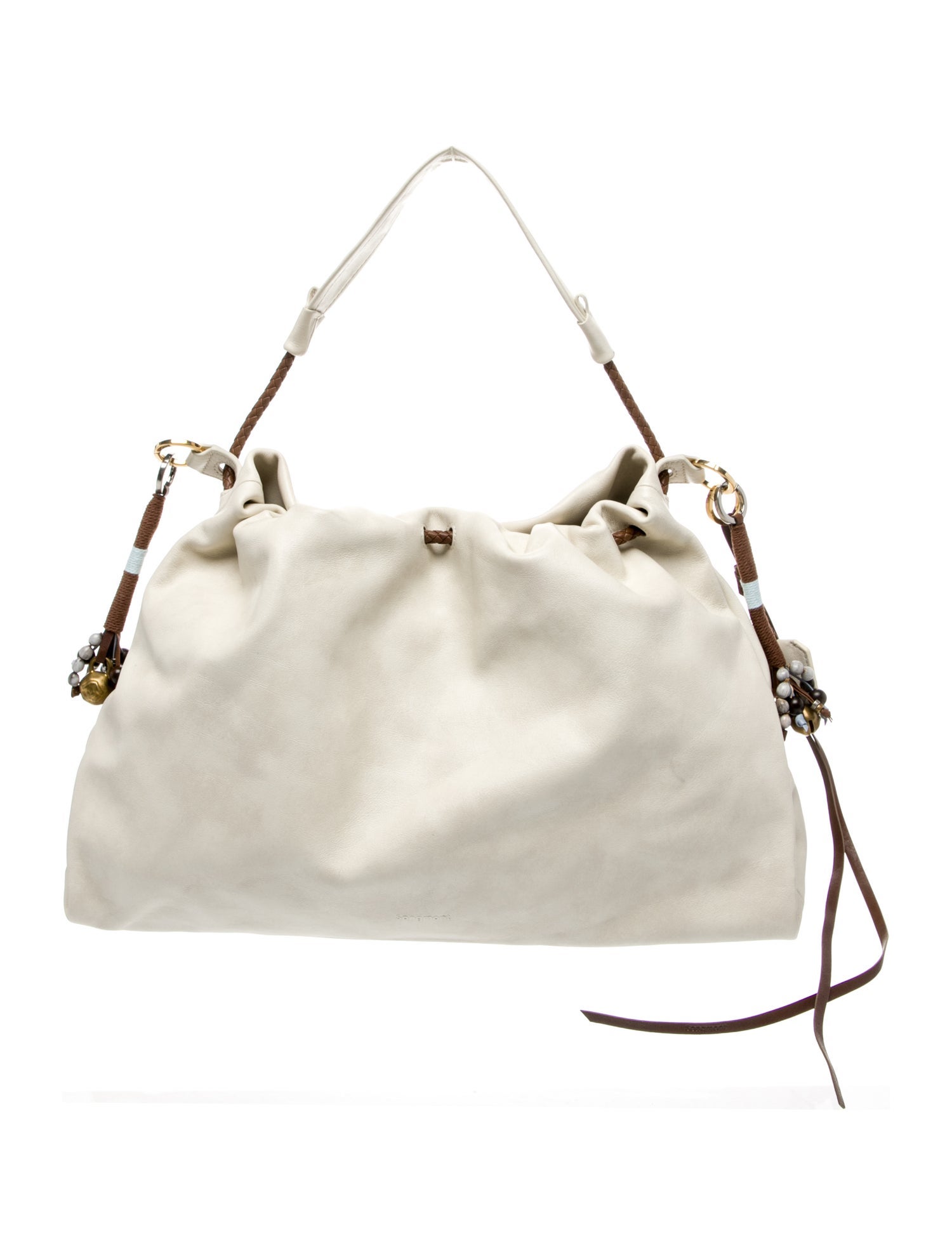 Songmont Leather Top Handle Bag