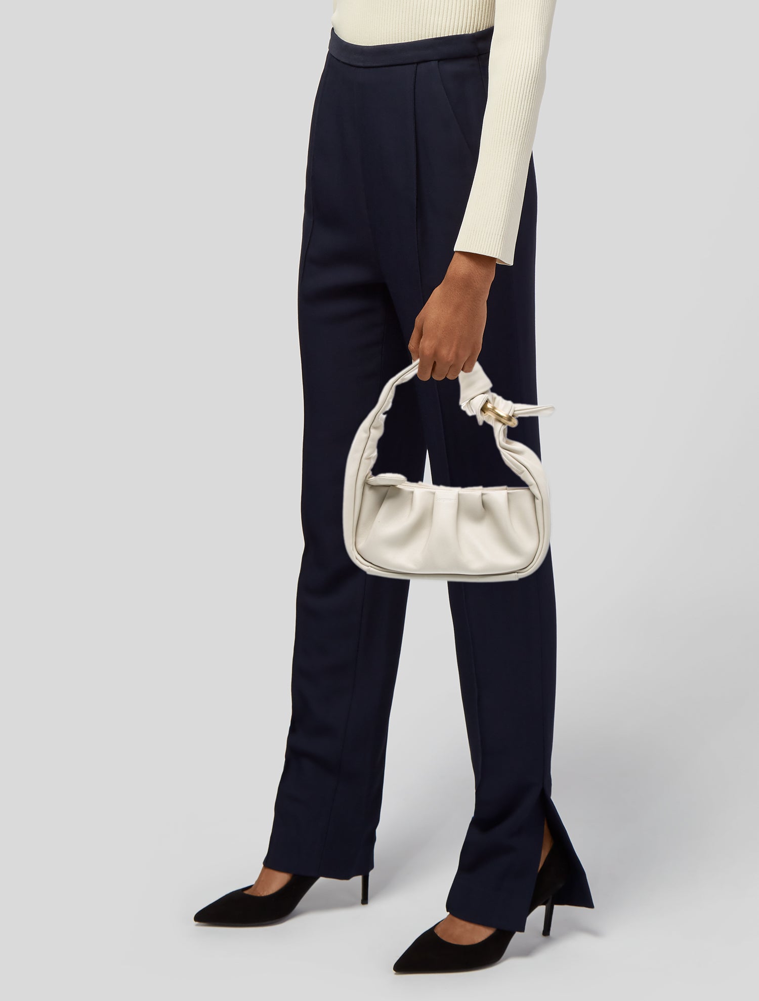 Songmont Leather Top Handle Bag