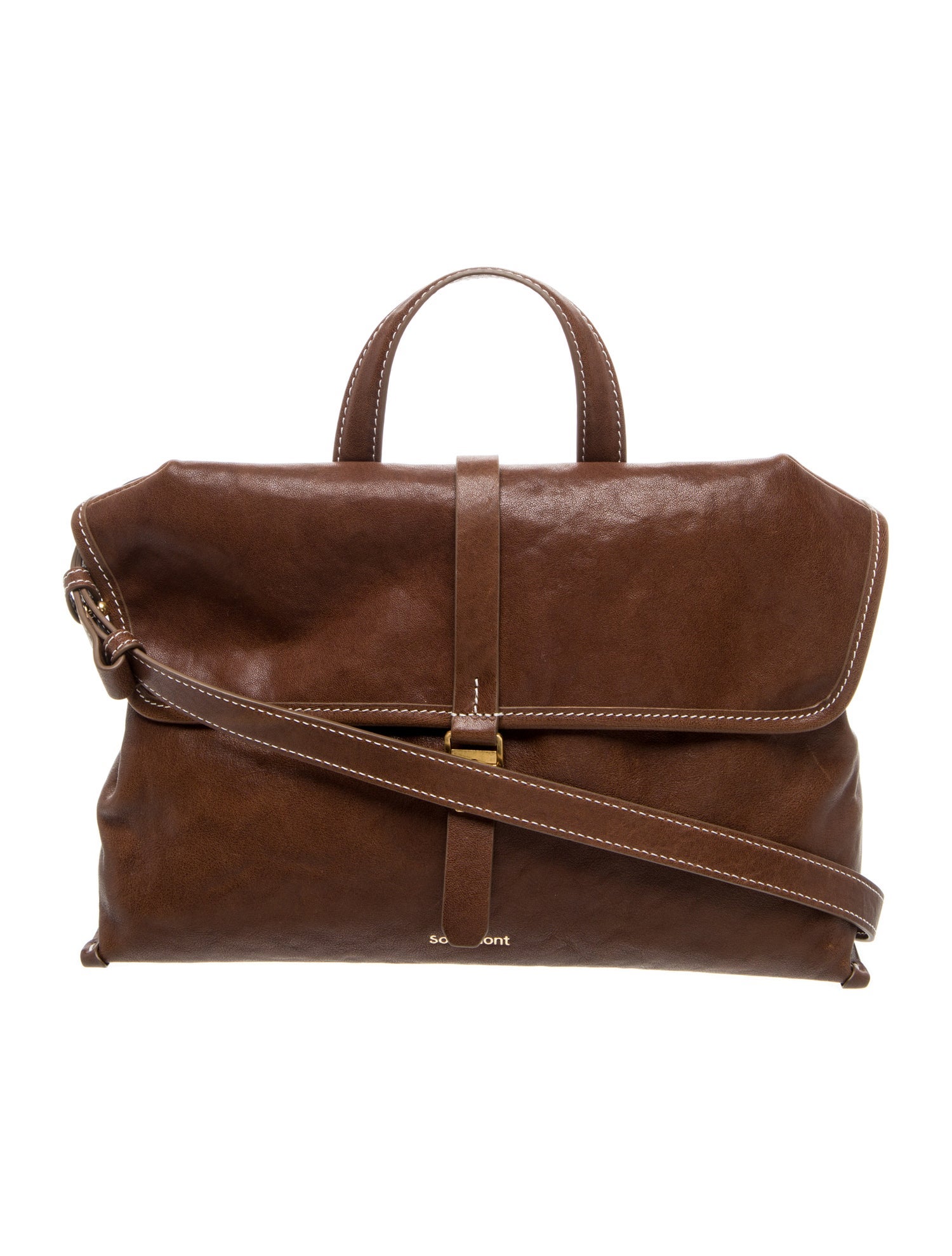 Songmont Leather Crossbody Bag